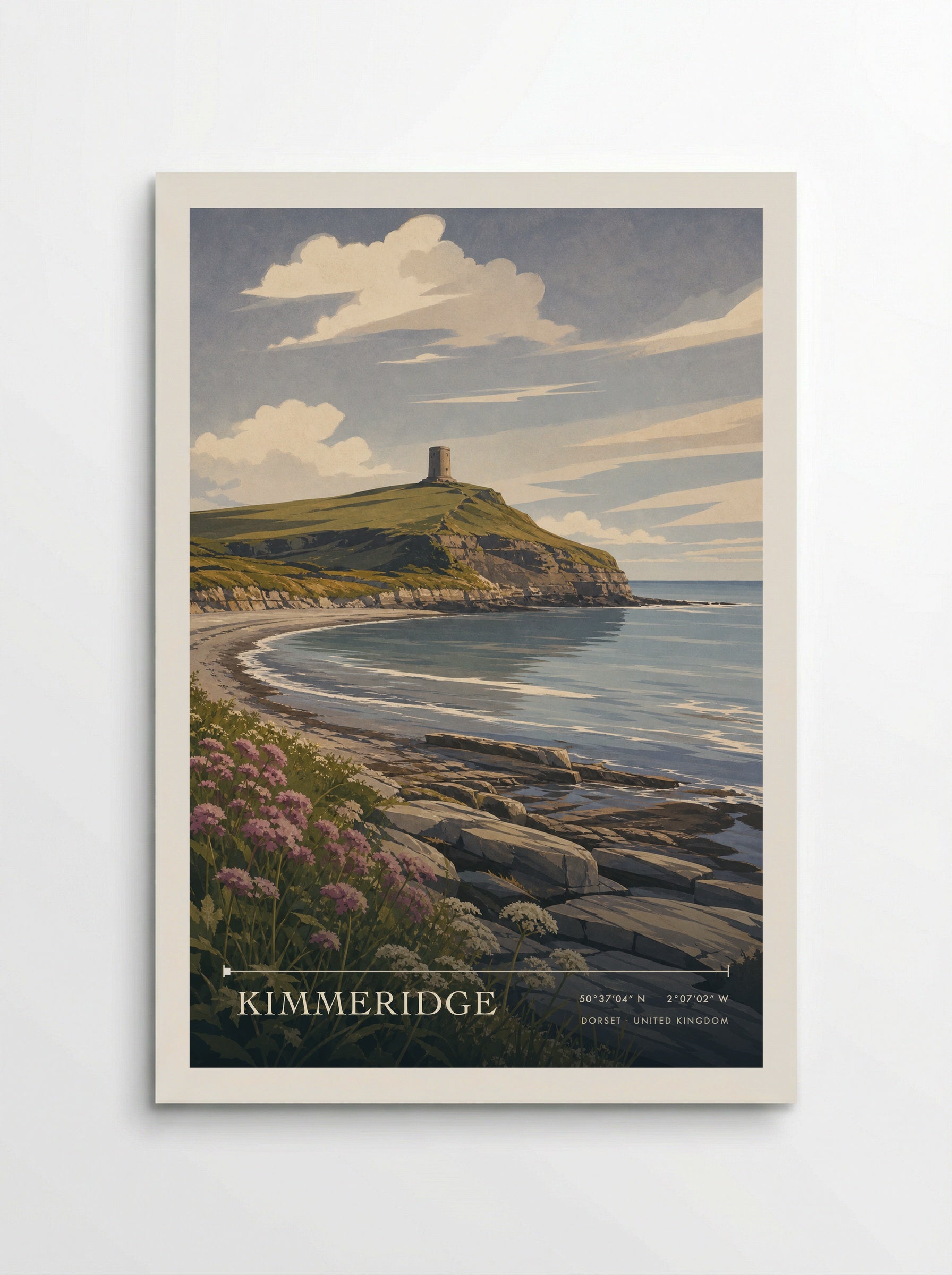 Kimmeridge Dorset United Kingdom Travel Poster - Poster