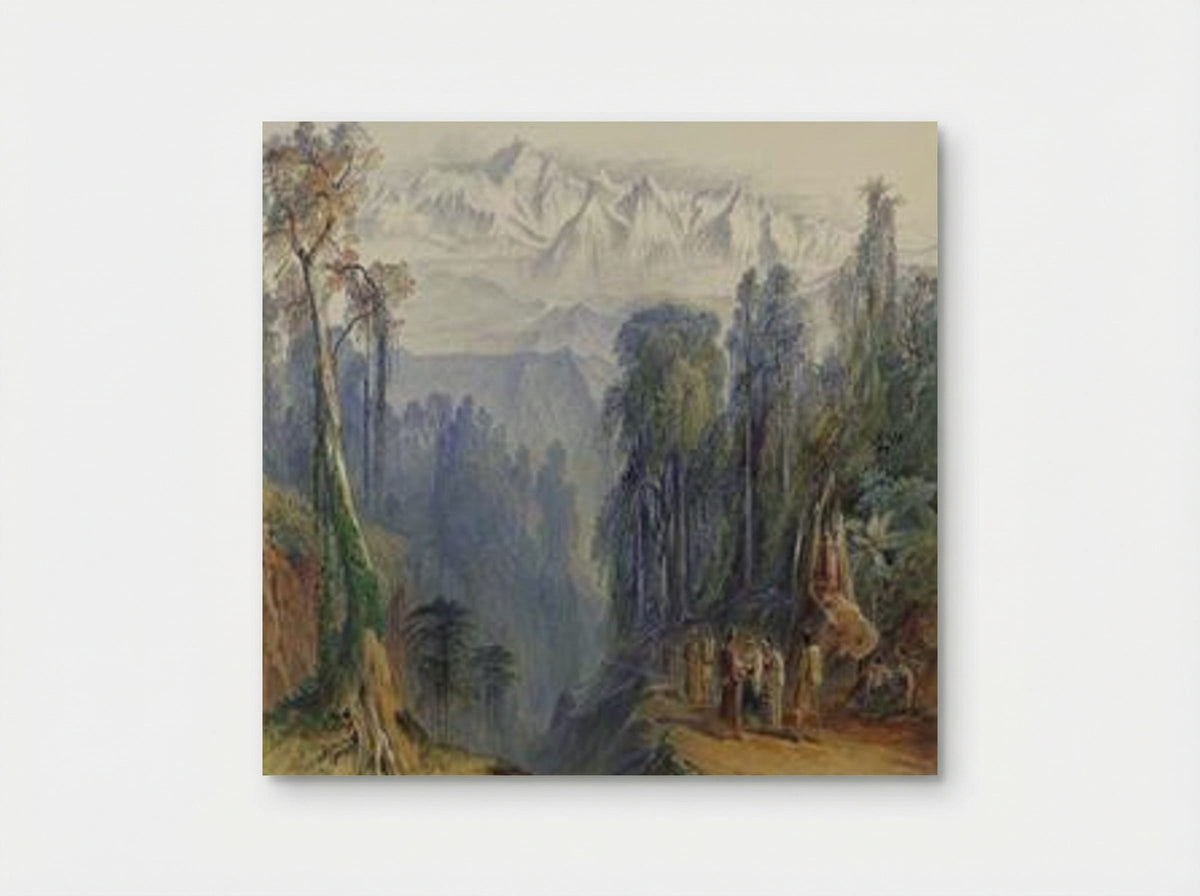 Kinchinjunga from Darjeeling, Himalayas - Edward Lear - Poster