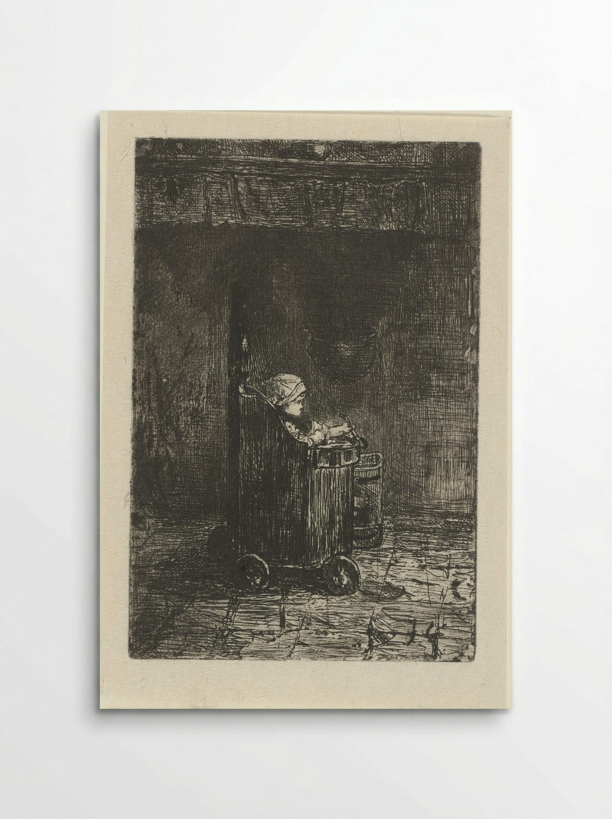 Kind in de kinderstoel - Jozef Israëls - Poster