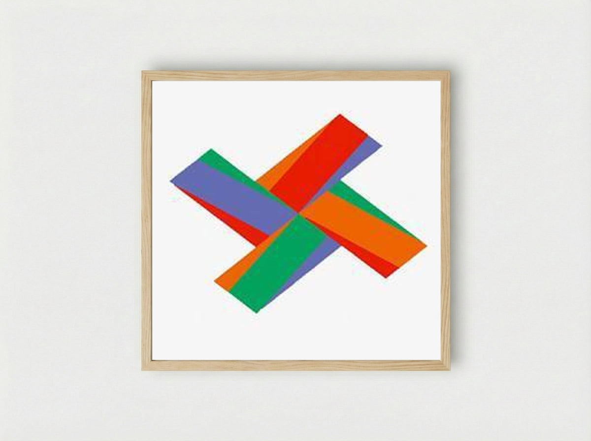 Kinderstern - Max Bill - Framed Print Wood