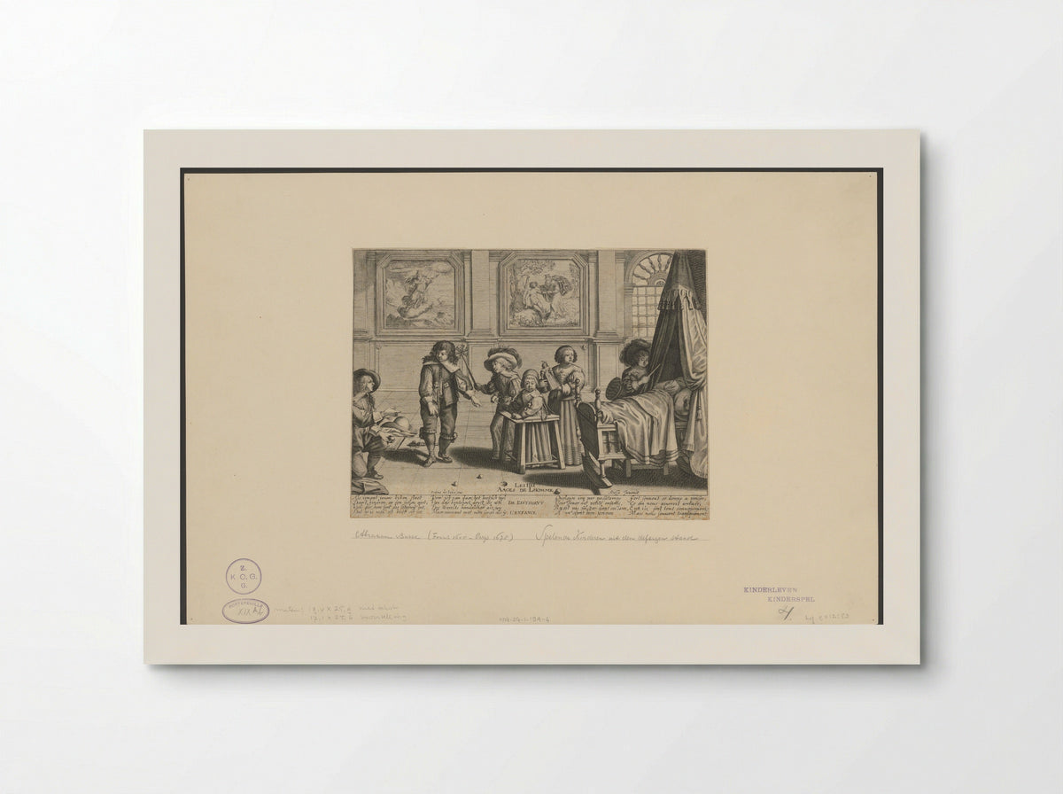 Kindertijd (Childhood) - Abraham Bosse - Poster