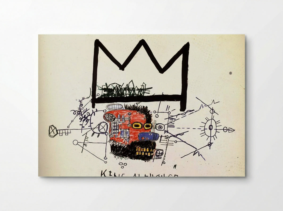 King Alphonso - Jean-Michel Basquiat - Poster