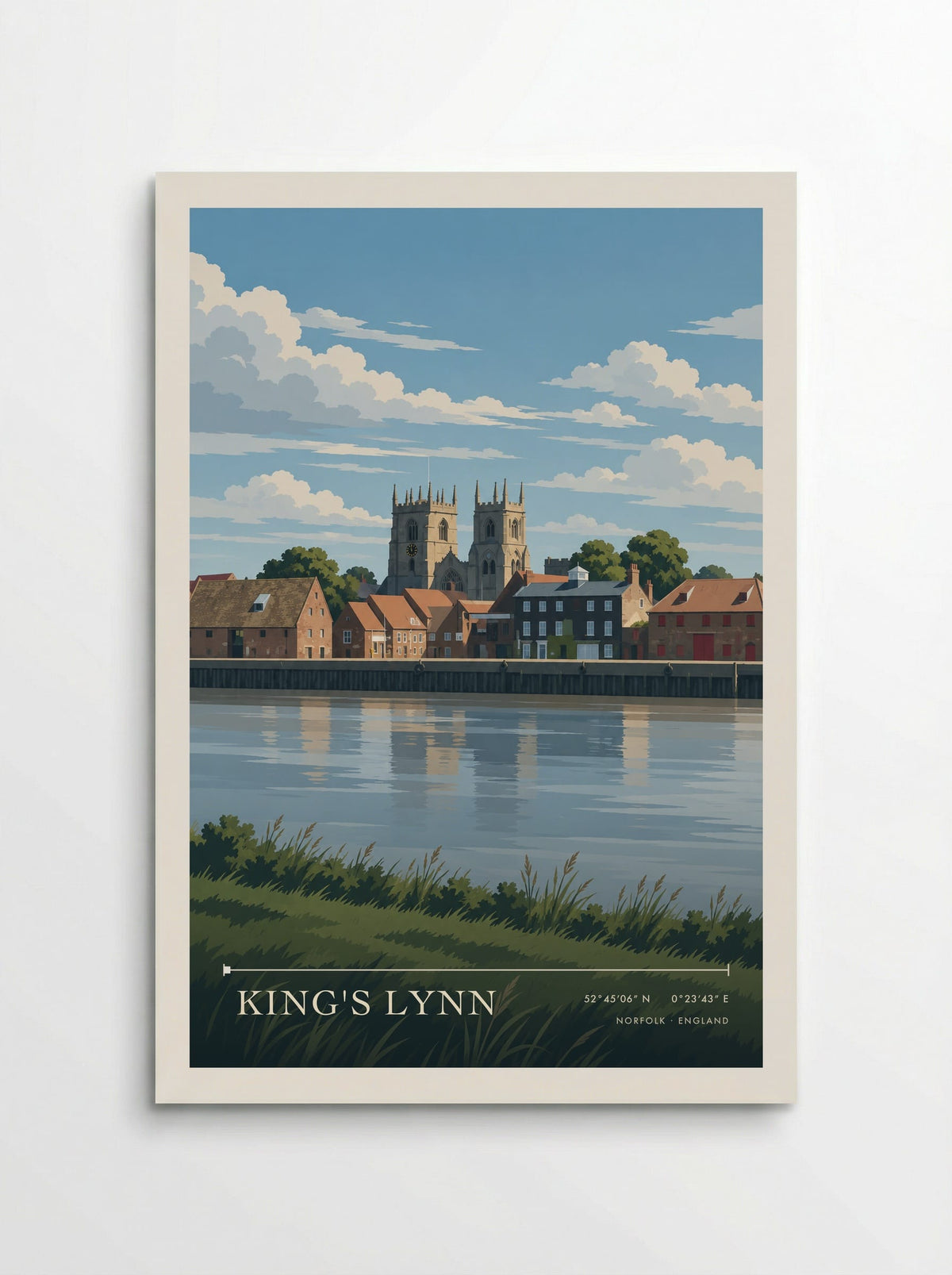 King's Lynn, Norfolk | Travel Poster - Poster