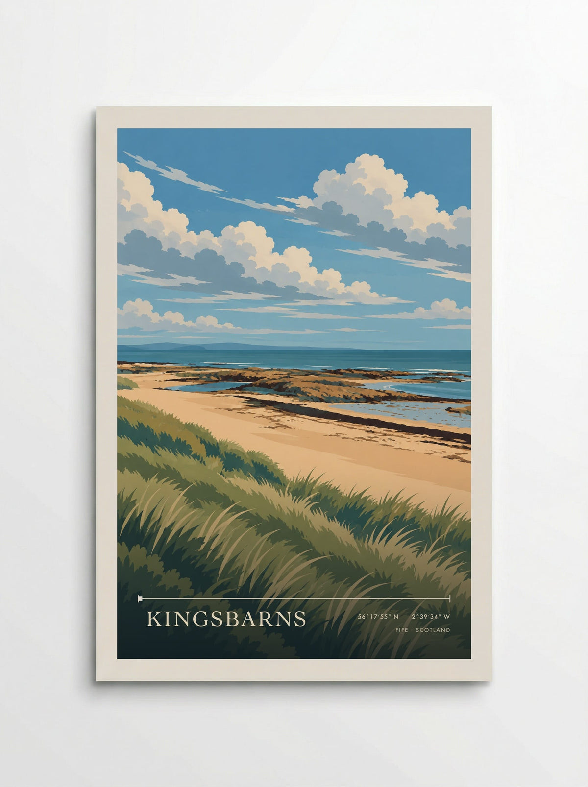 Kingsbarns, Fife | Travel Poster - Poster