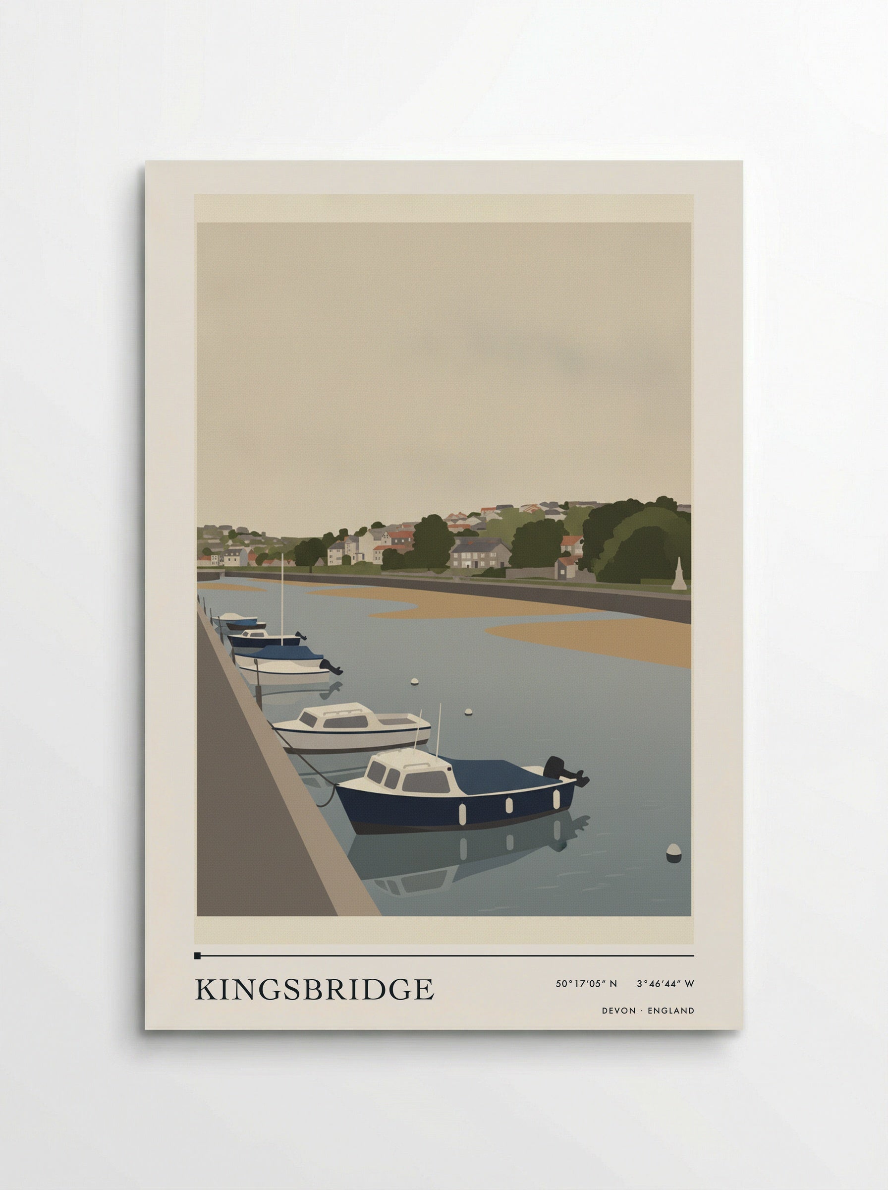 Kingsbridge Devon England Travel Poster - Poster