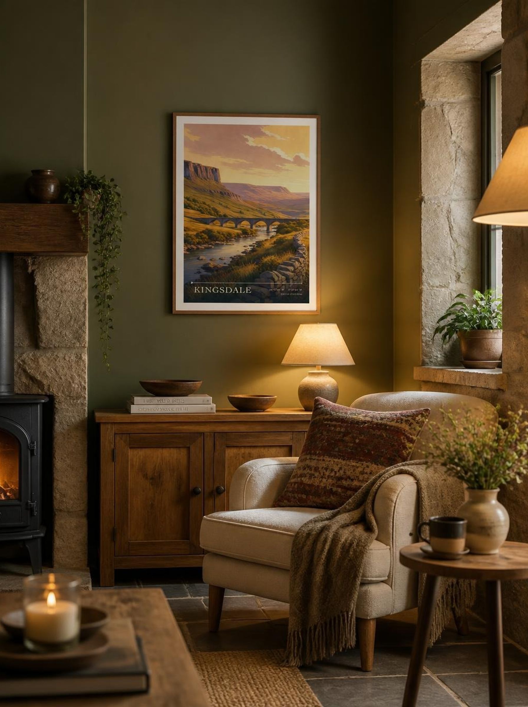 Kingsdale United Kingdom Travel Poster - Lifestyle