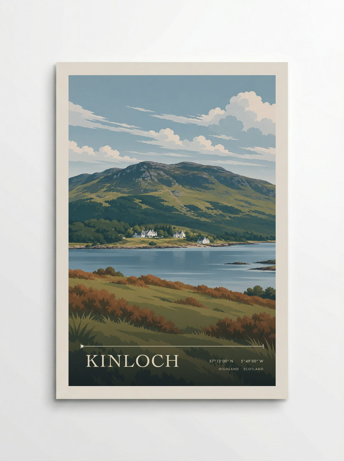 Kinloch, Highland | Travel Poster - Poster