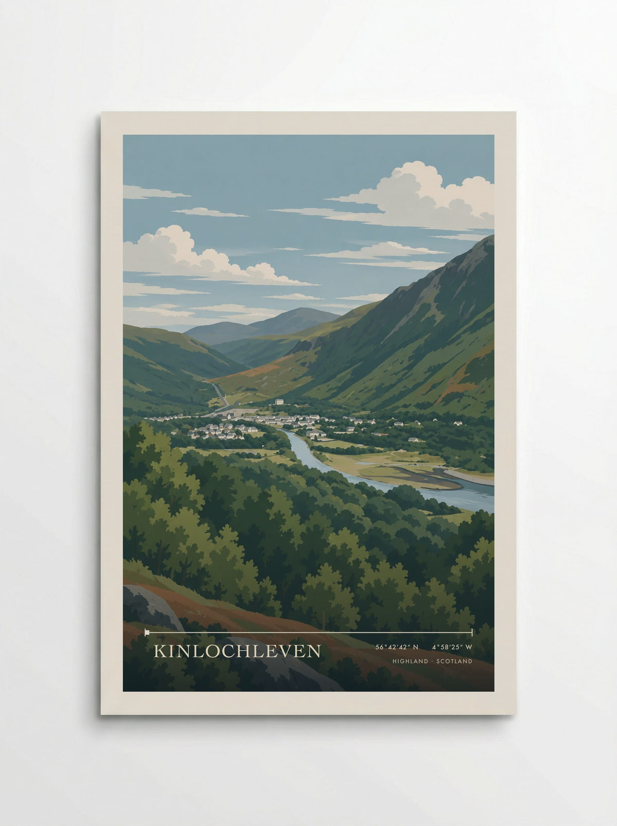 Kinlochleven, Highland | Travel Poster - Poster