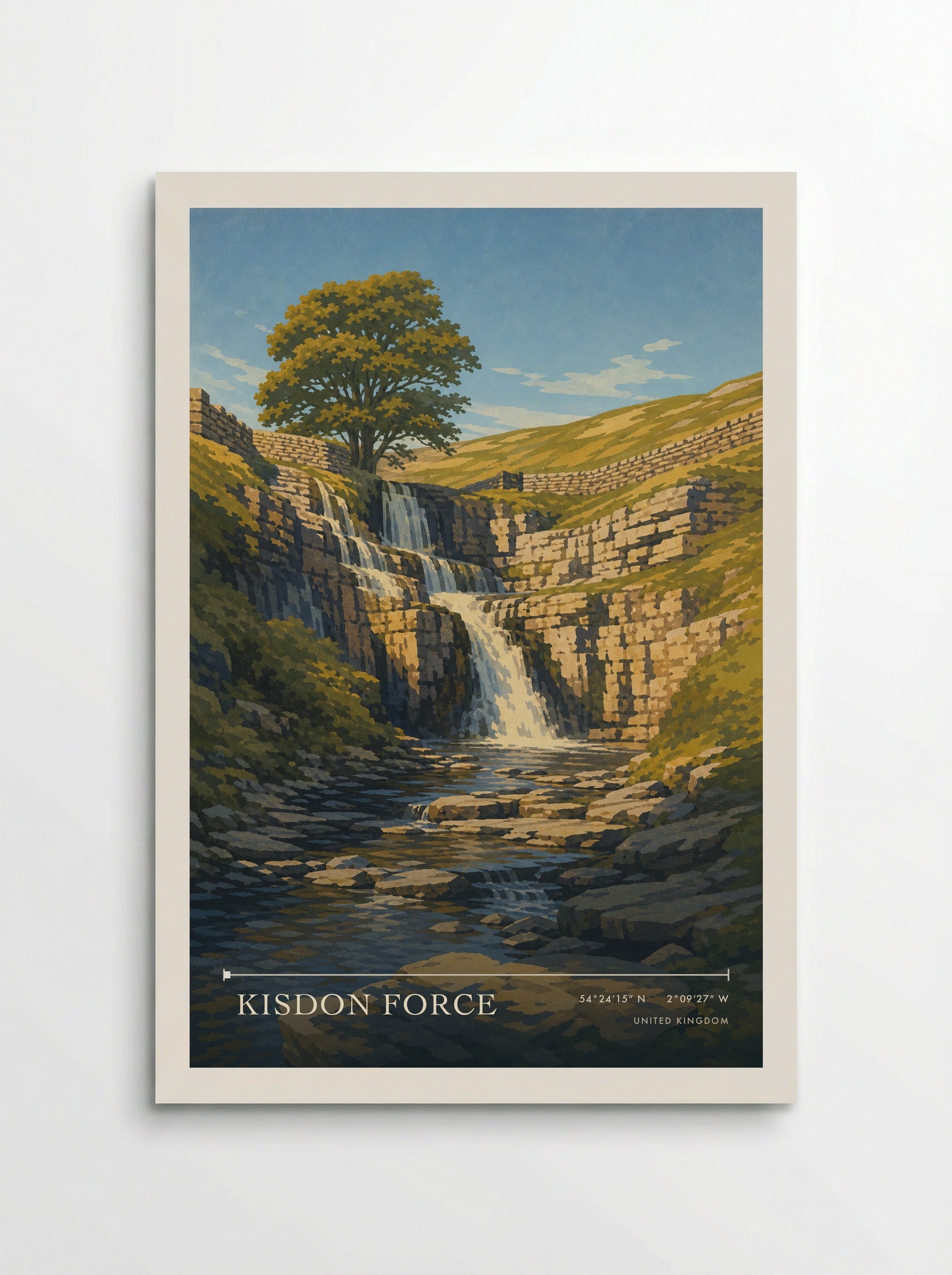 Kisdon Force United Kingdom Travel Poster - Poster