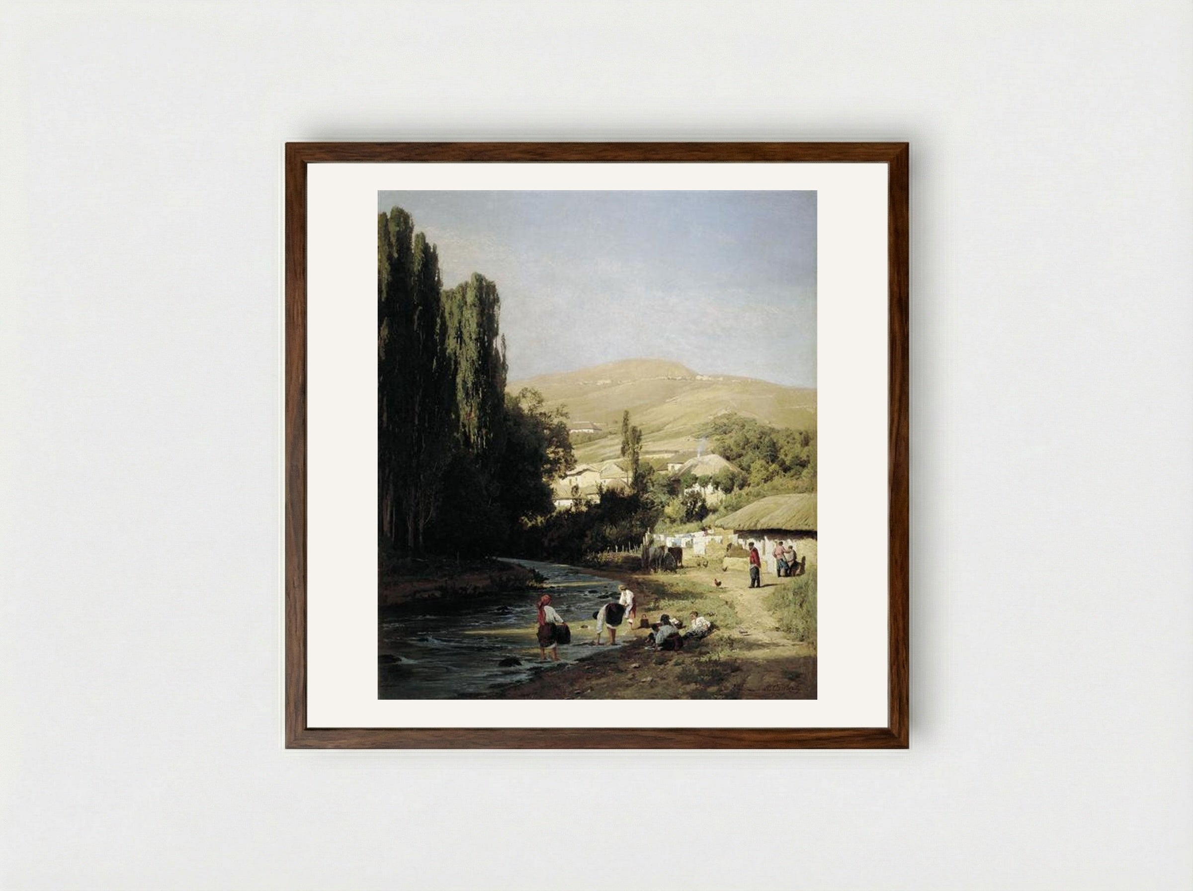 Kislovodsk - Volodymyr Orlovsky - Framed Print Dark Wood
