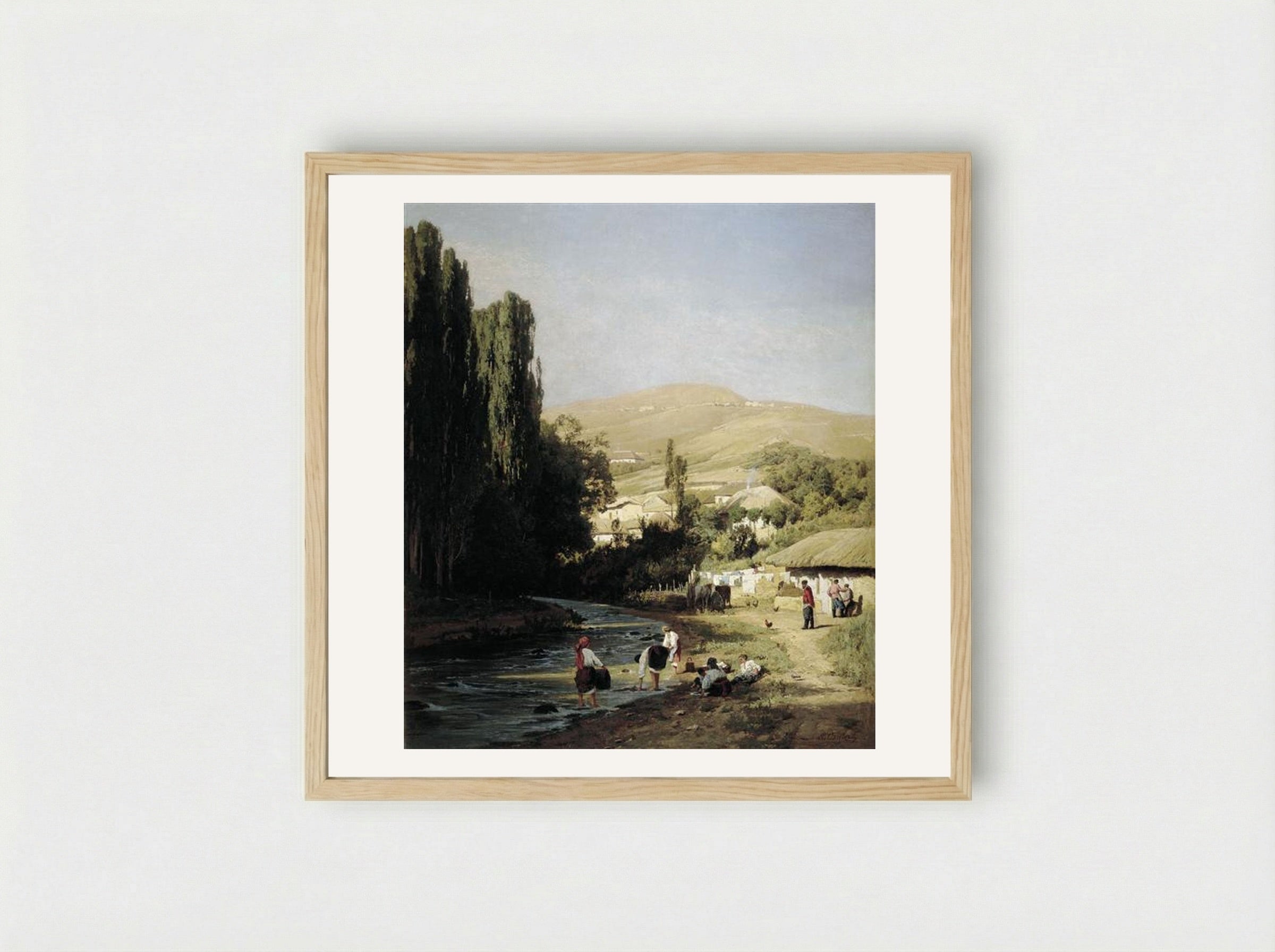 Kislovodsk - Volodymyr Orlovsky - Framed Print Wood
