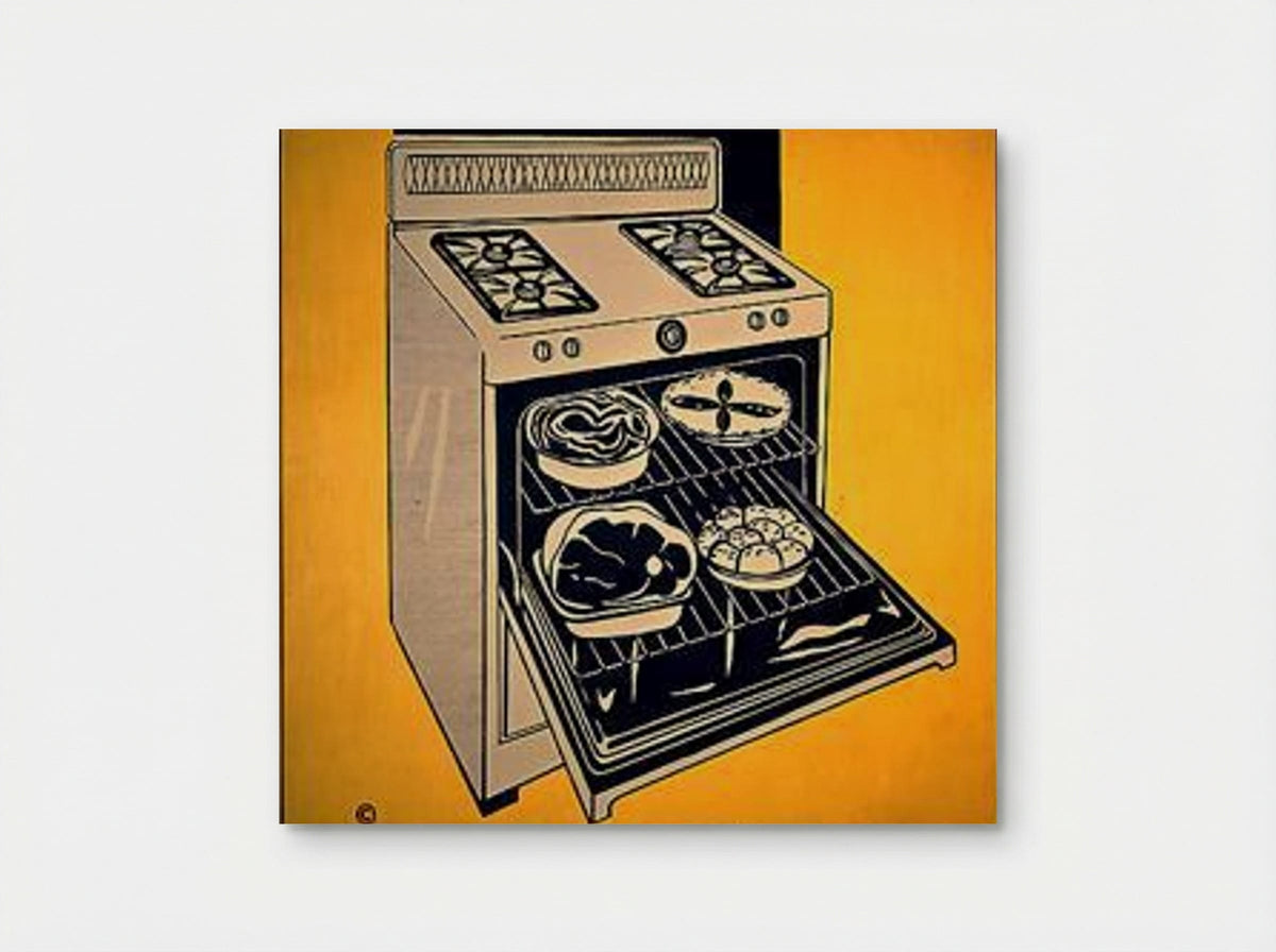 Kitchen Range - Roy Lichtenstein - Poster