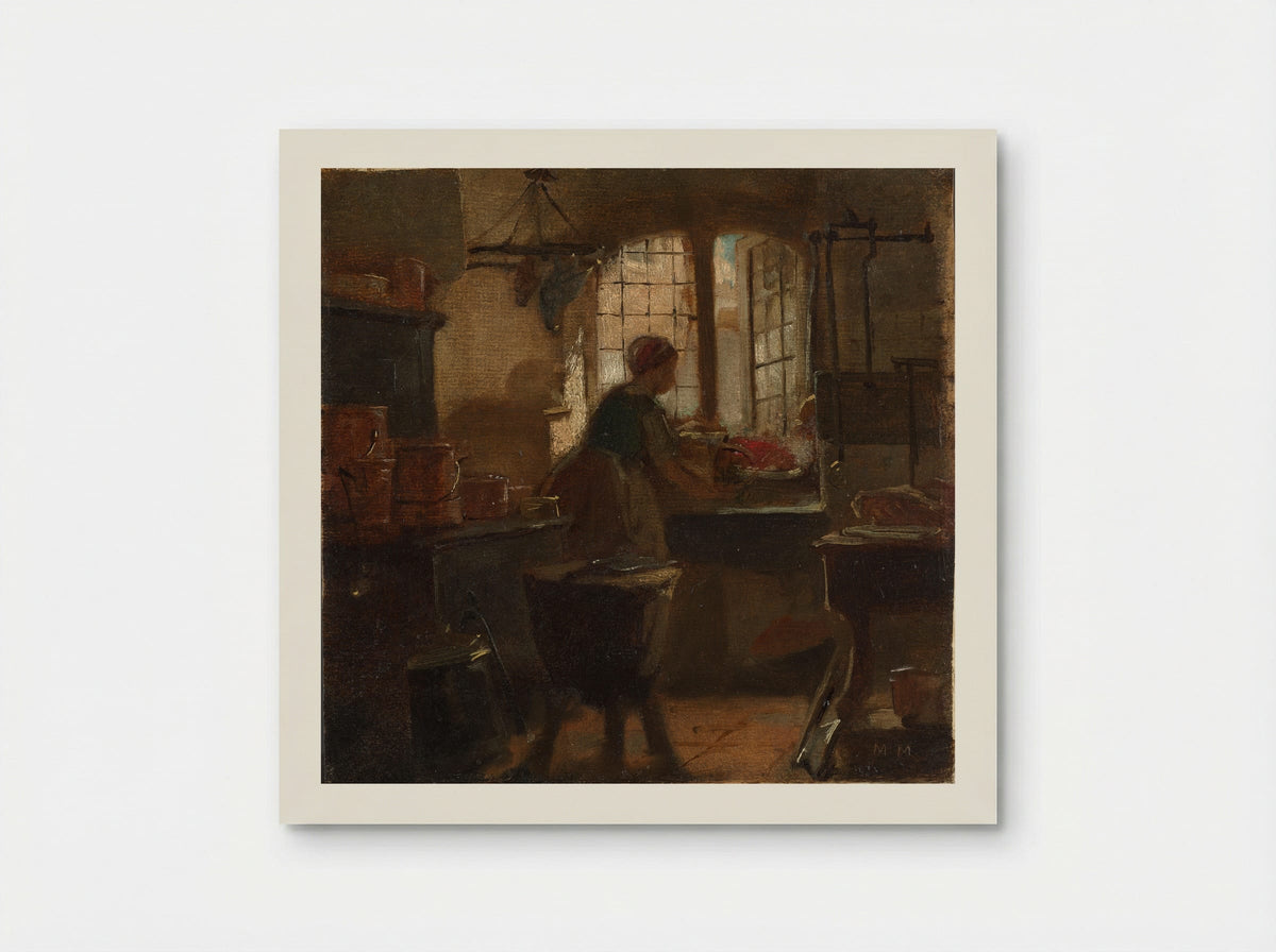 Kitchen - Matthijs Maris - Poster