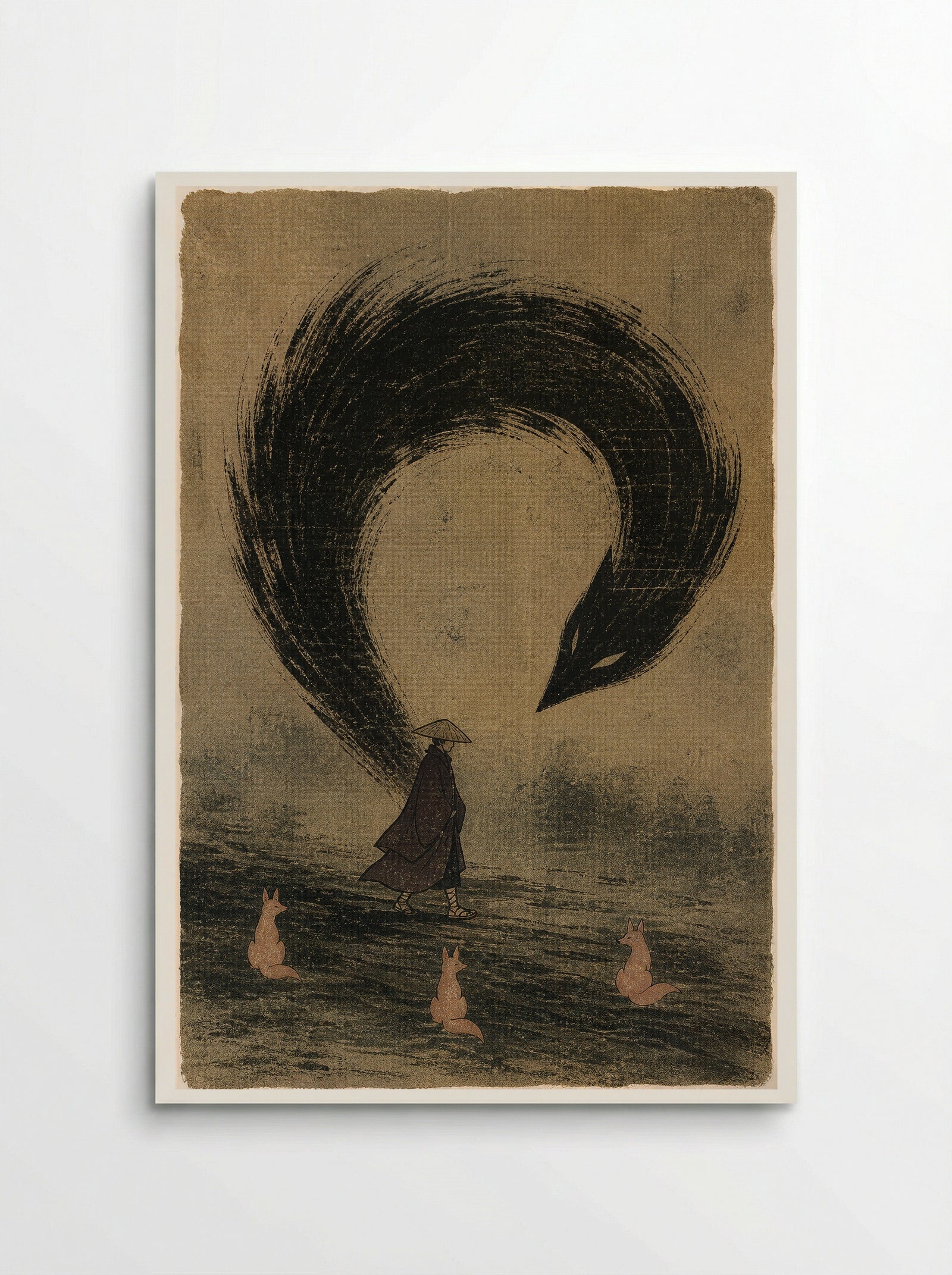 Kitsune and Foxfire at Oji: The Human Shadow Breaks