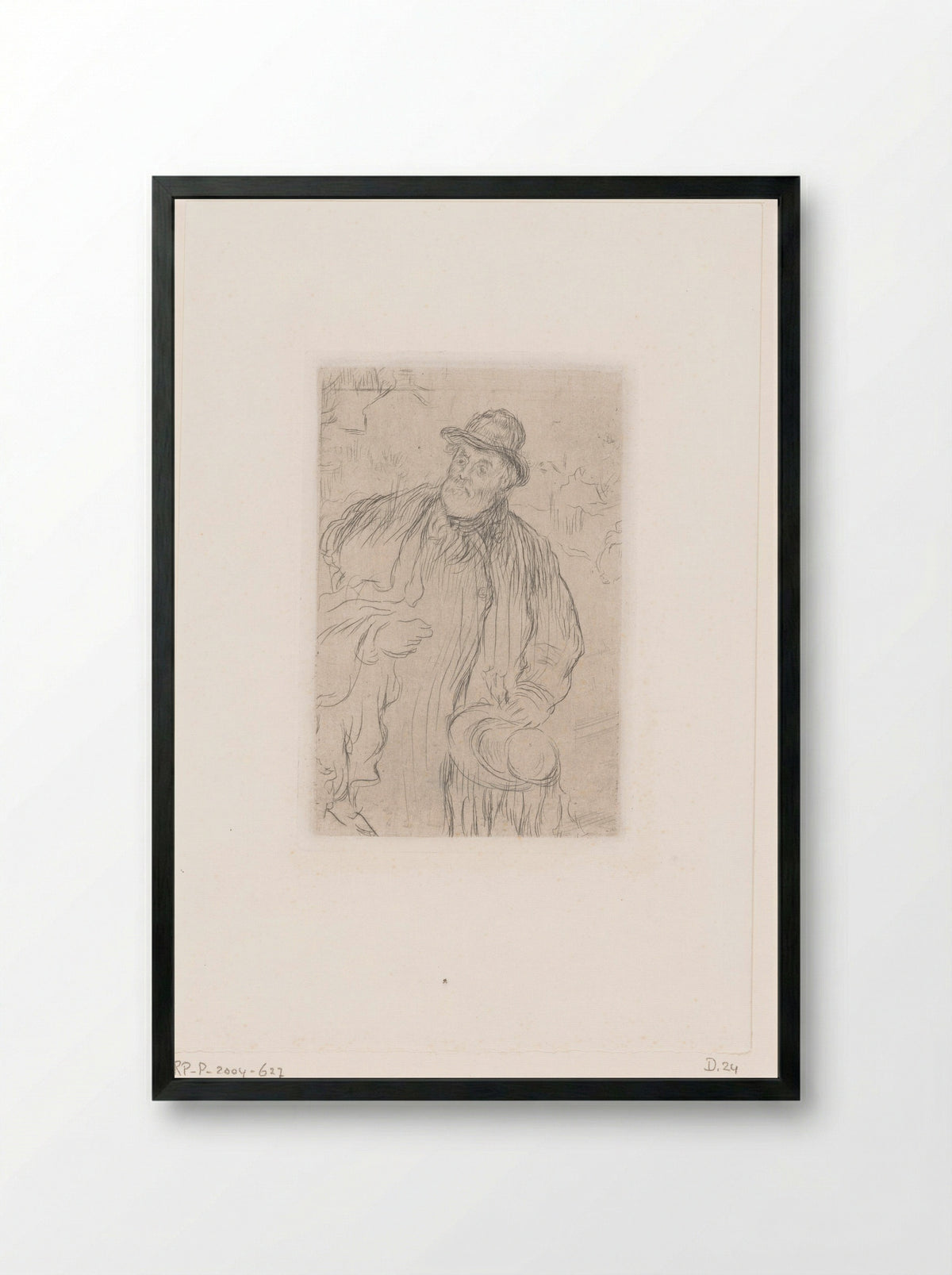 Kledingverkoper - Jean-François Raffaëlli - Framed Print Black