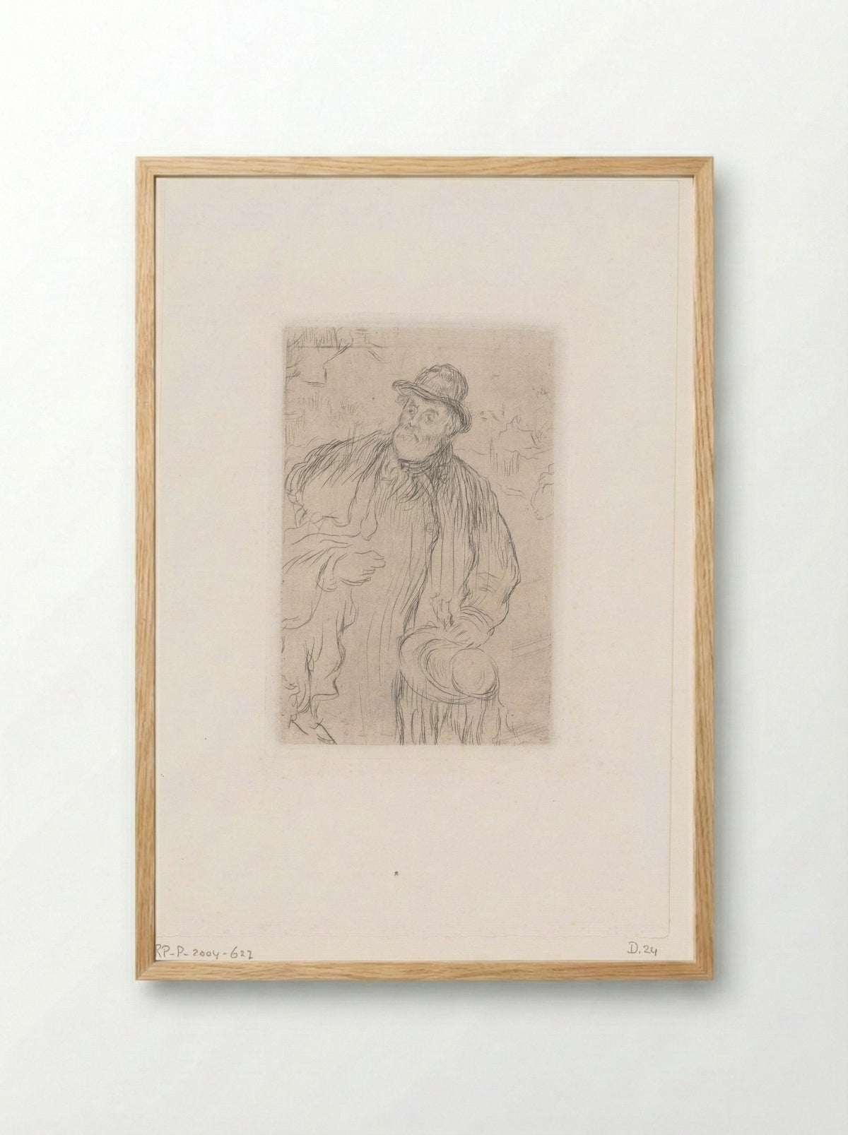 Kledingverkoper - Jean-François Raffaëlli - Framed Print Wood