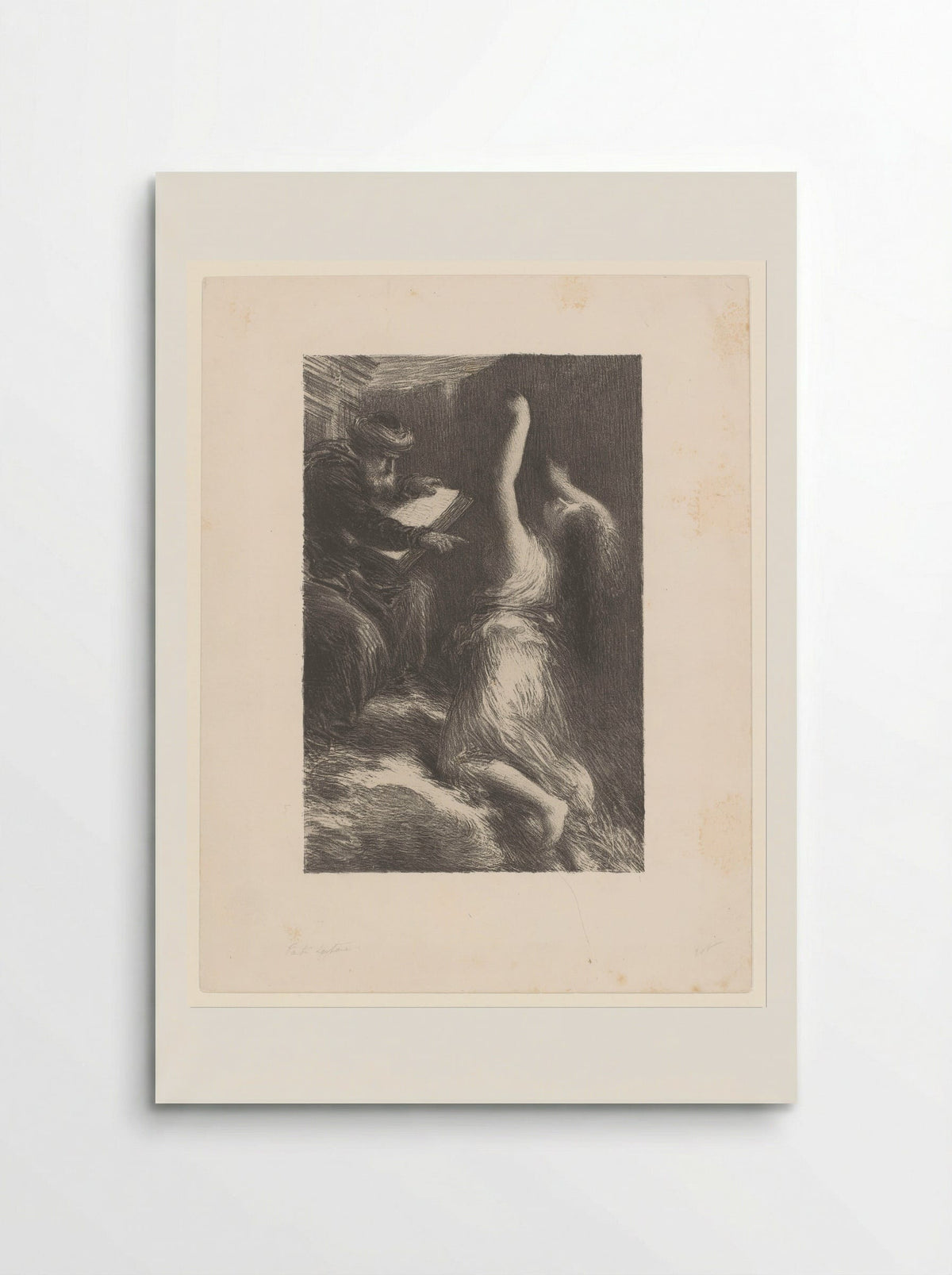 Klingsor Conjuring Kundry - Henri Fantin-Latour - Poster