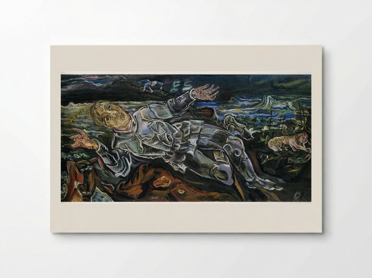 Knight Errant (Self-Portrait) - Oskar Kokoschka - Poster