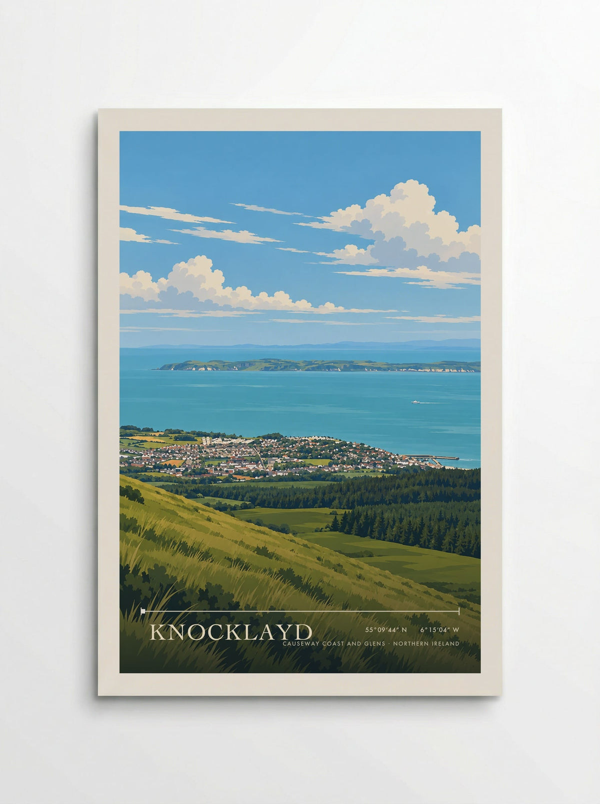 Knocklayd, Causeway Coast and Glens | Travel Poster - Poster