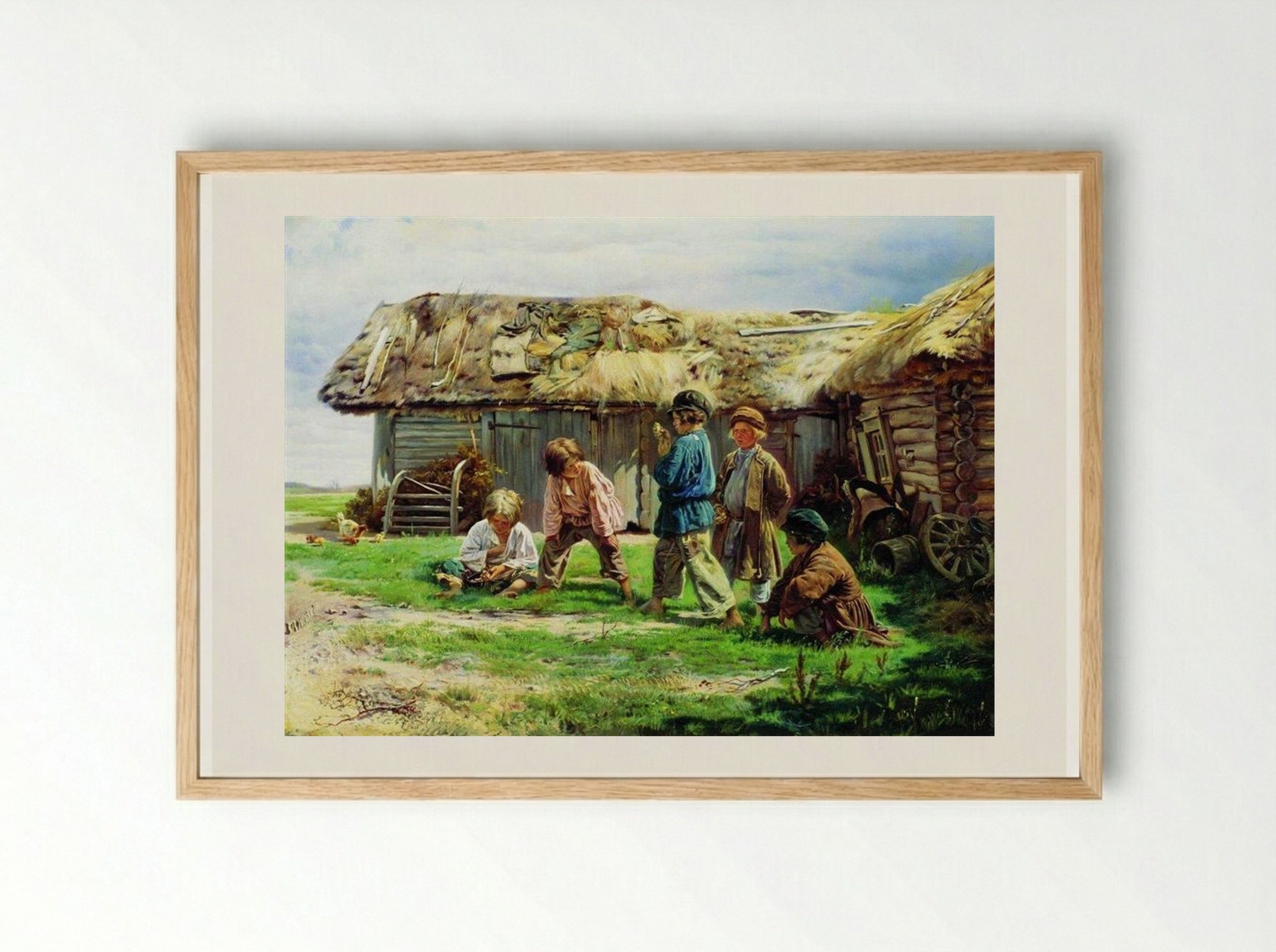 Knuckles - Vladimir Makovsky - Framed Print Wood