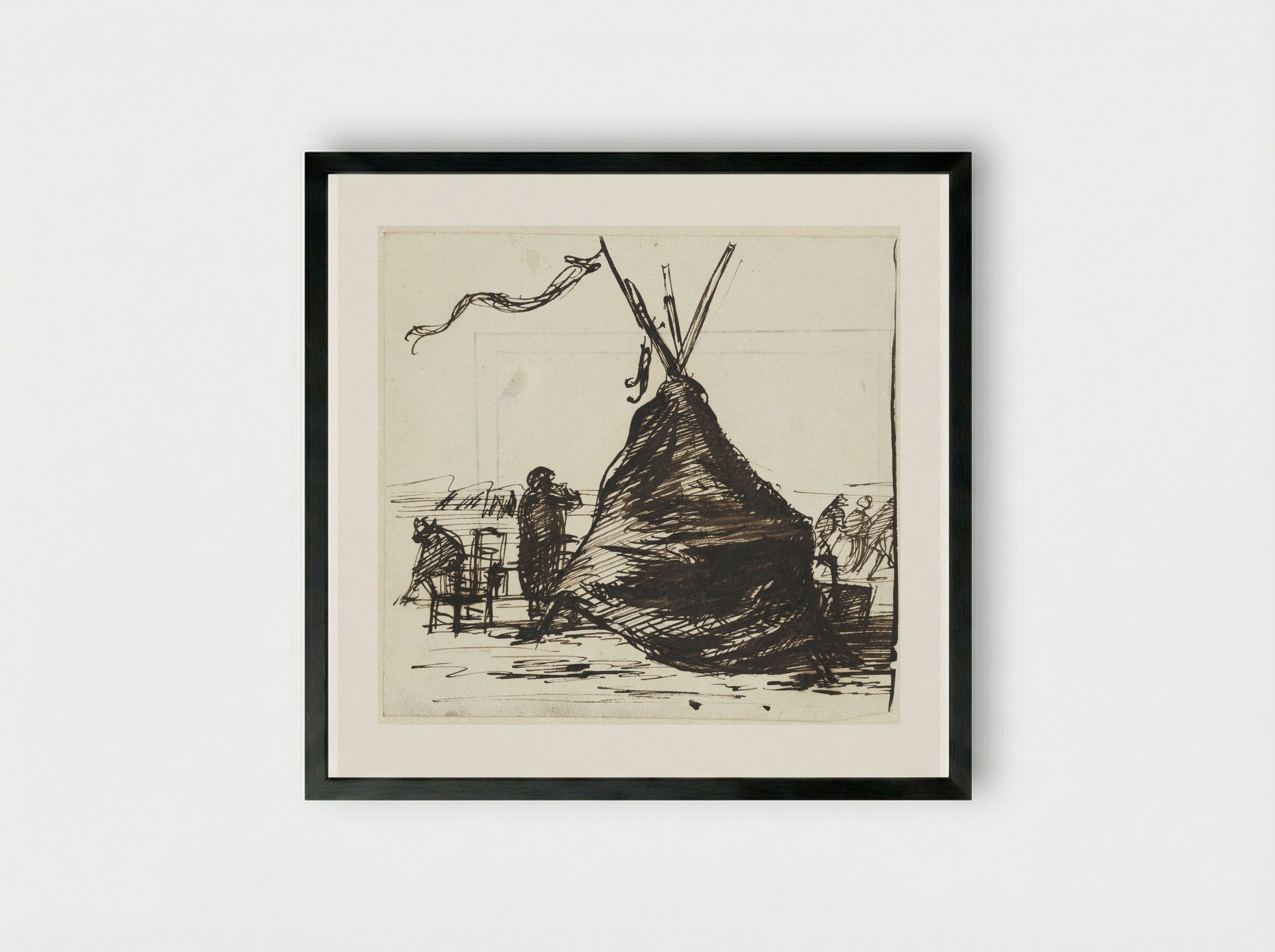 Koek-en-zopie - Simon Andreas Krausz - Framed Print Black