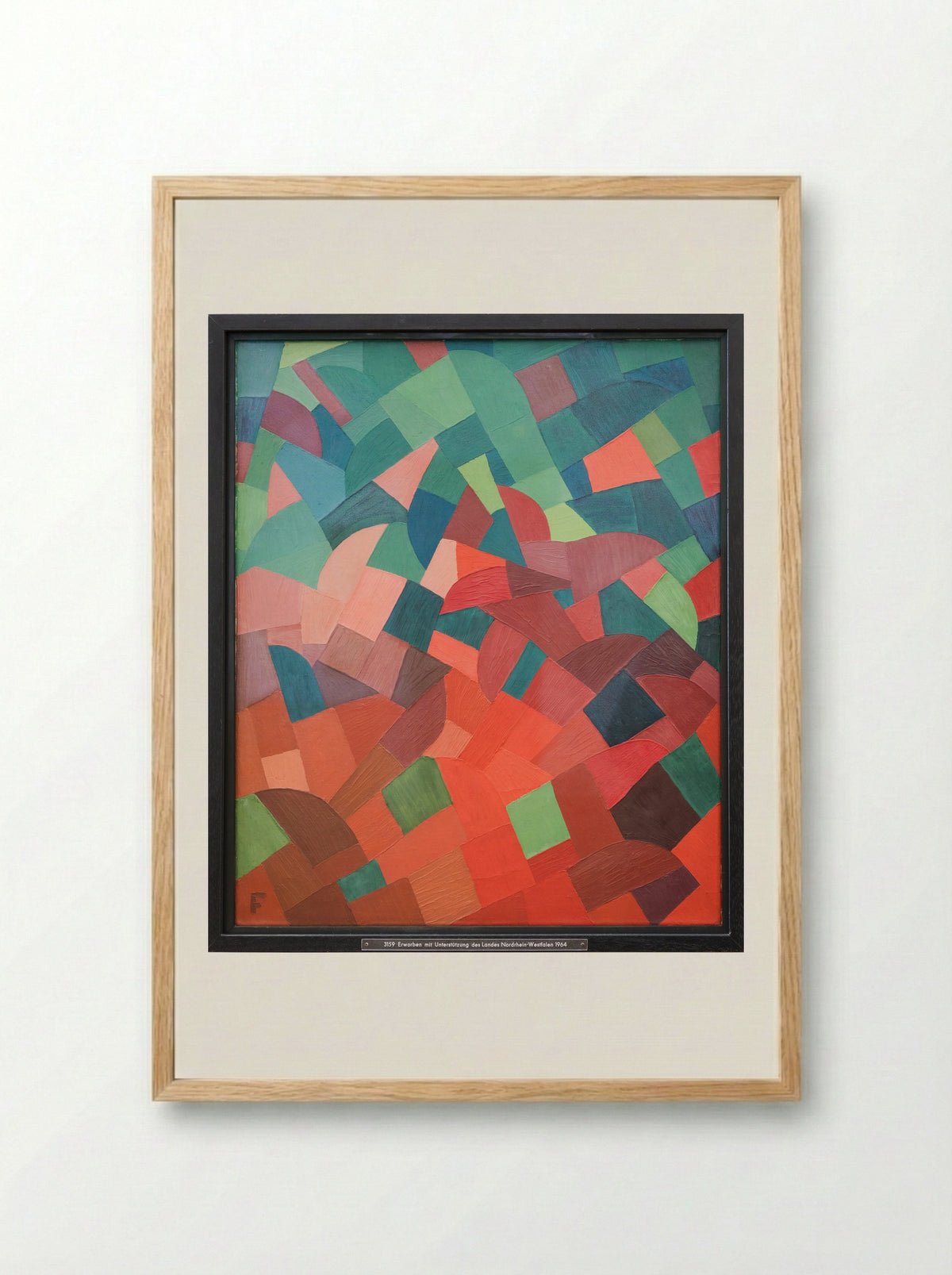 Komposition - Otto Freundlich - Framed Print Wood