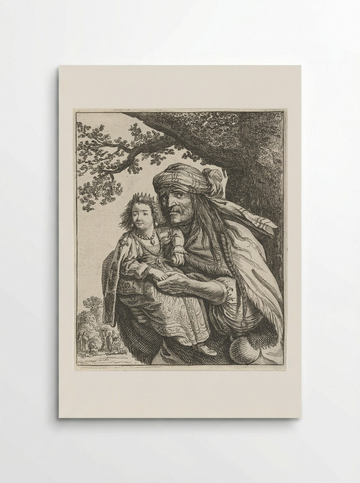 Konstance in gesprek met Don Jan - Pieter Nolpe - Poster