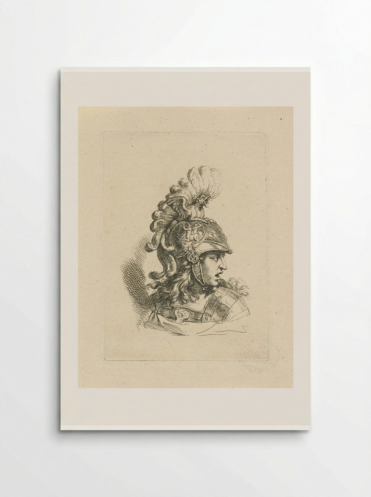 Kop van Minerva - Gerard de Lairesse - Poster