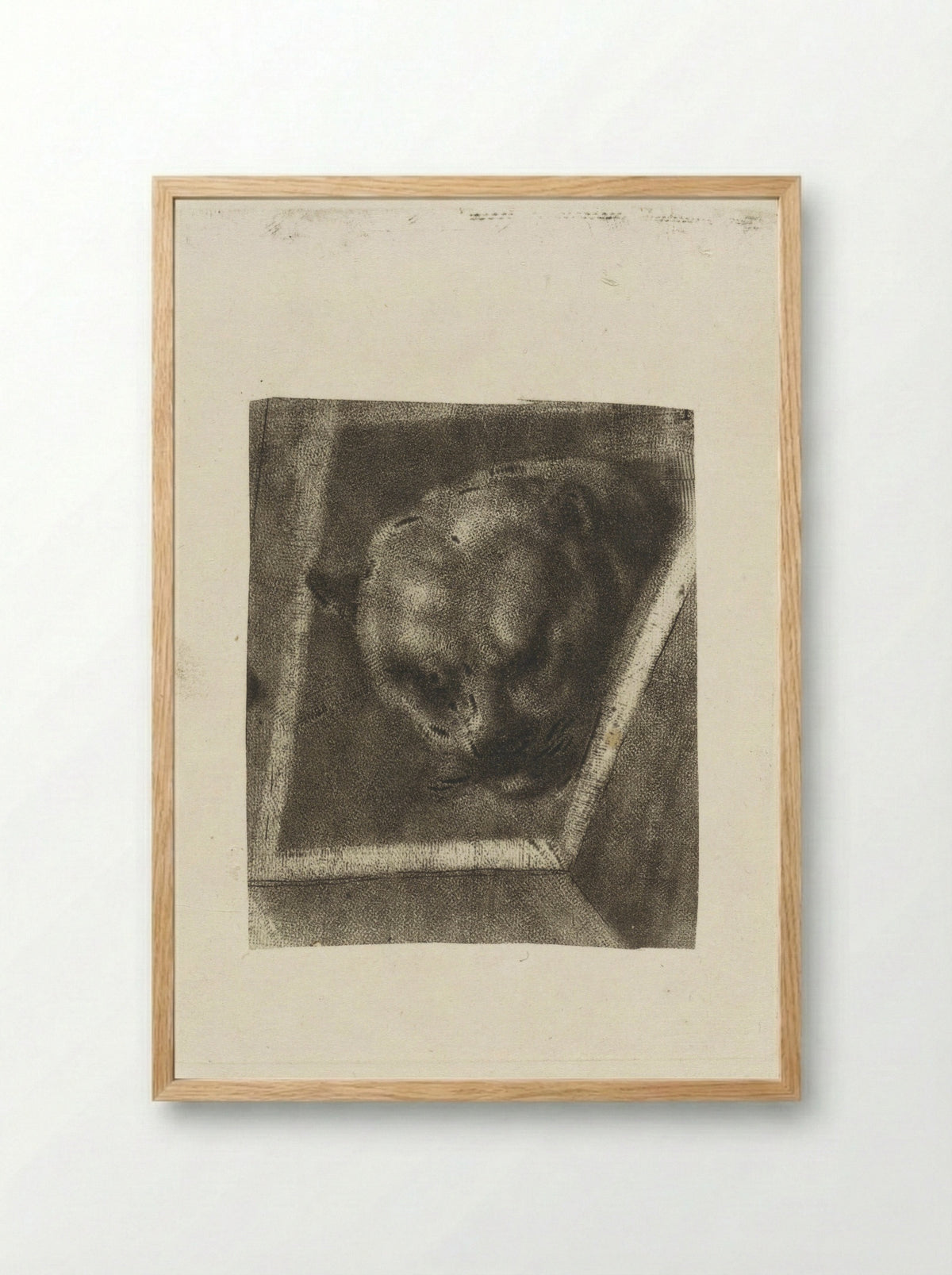 Kop van een panter - Dirk van der Toorn - Framed Print Wood