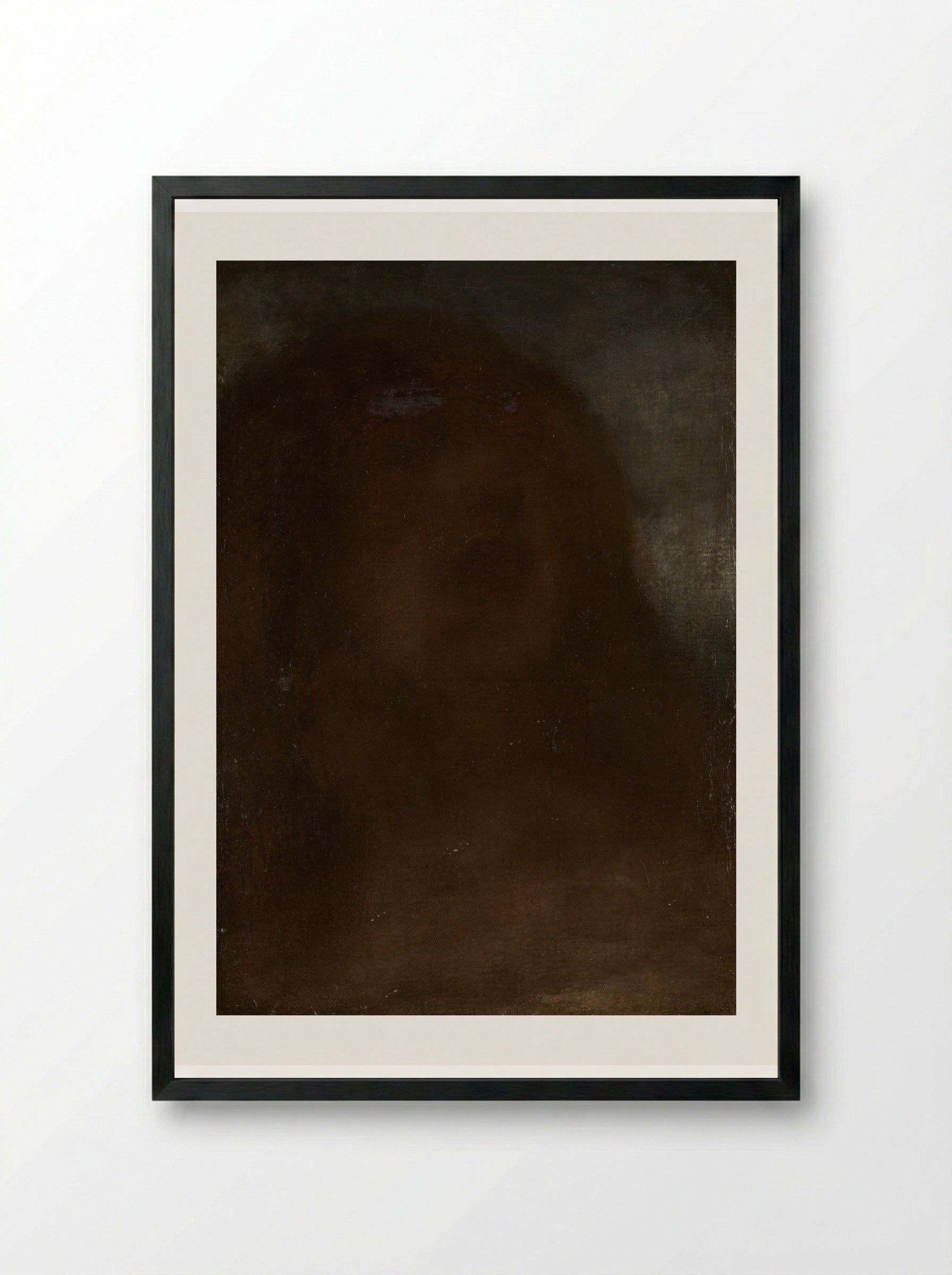 Kop van een vrouw, genaamd 'A fair beauty' - Matthijs Maris - Framed Print Black