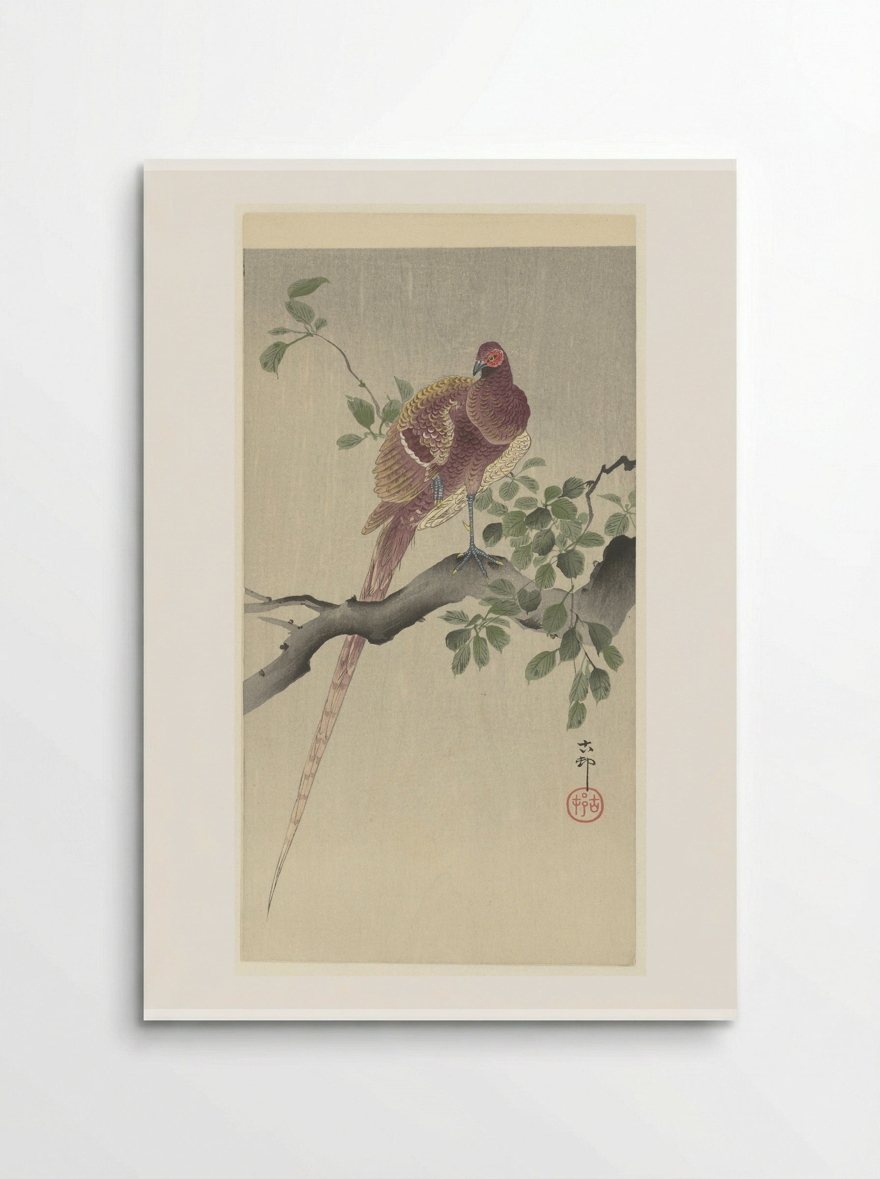 Koperfazant (Copper Pheasant) - Matsuki Heikichi - Poster