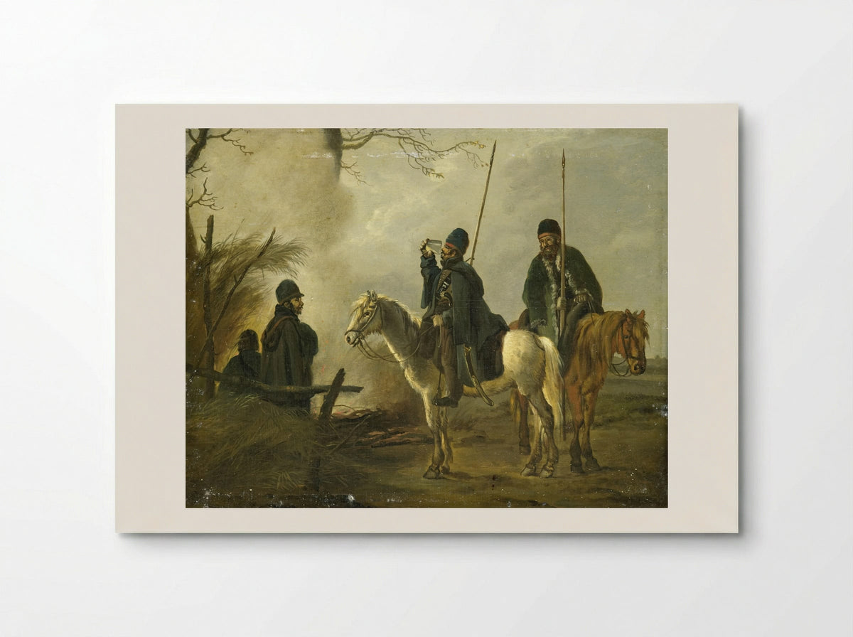 Kozakkenvoorpost in 1813 - Pieter Gerardus van Os - Poster