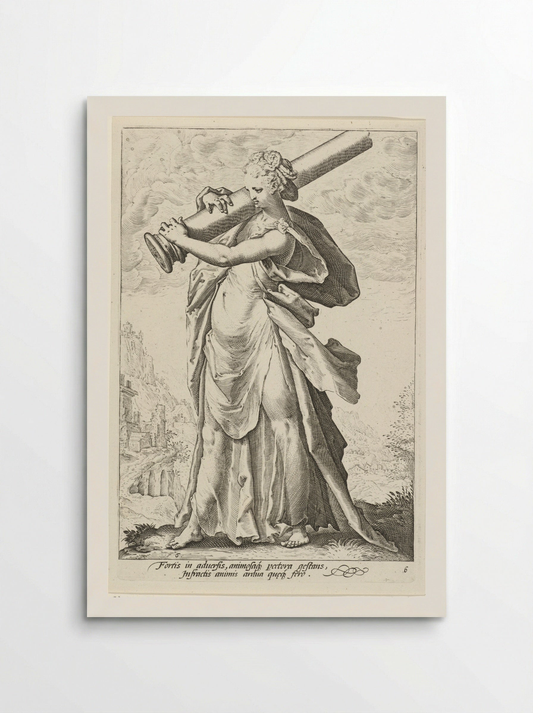 Kracht (Fortitudo) - Claes Jansz. Visscher (II) - Poster