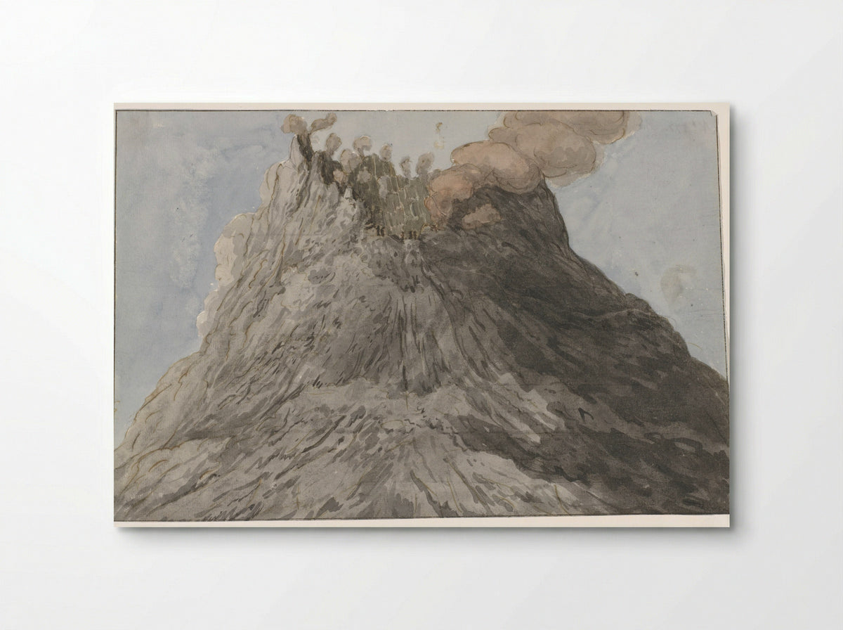 Krater van de Etna - Willem Carel Dierkens - Poster