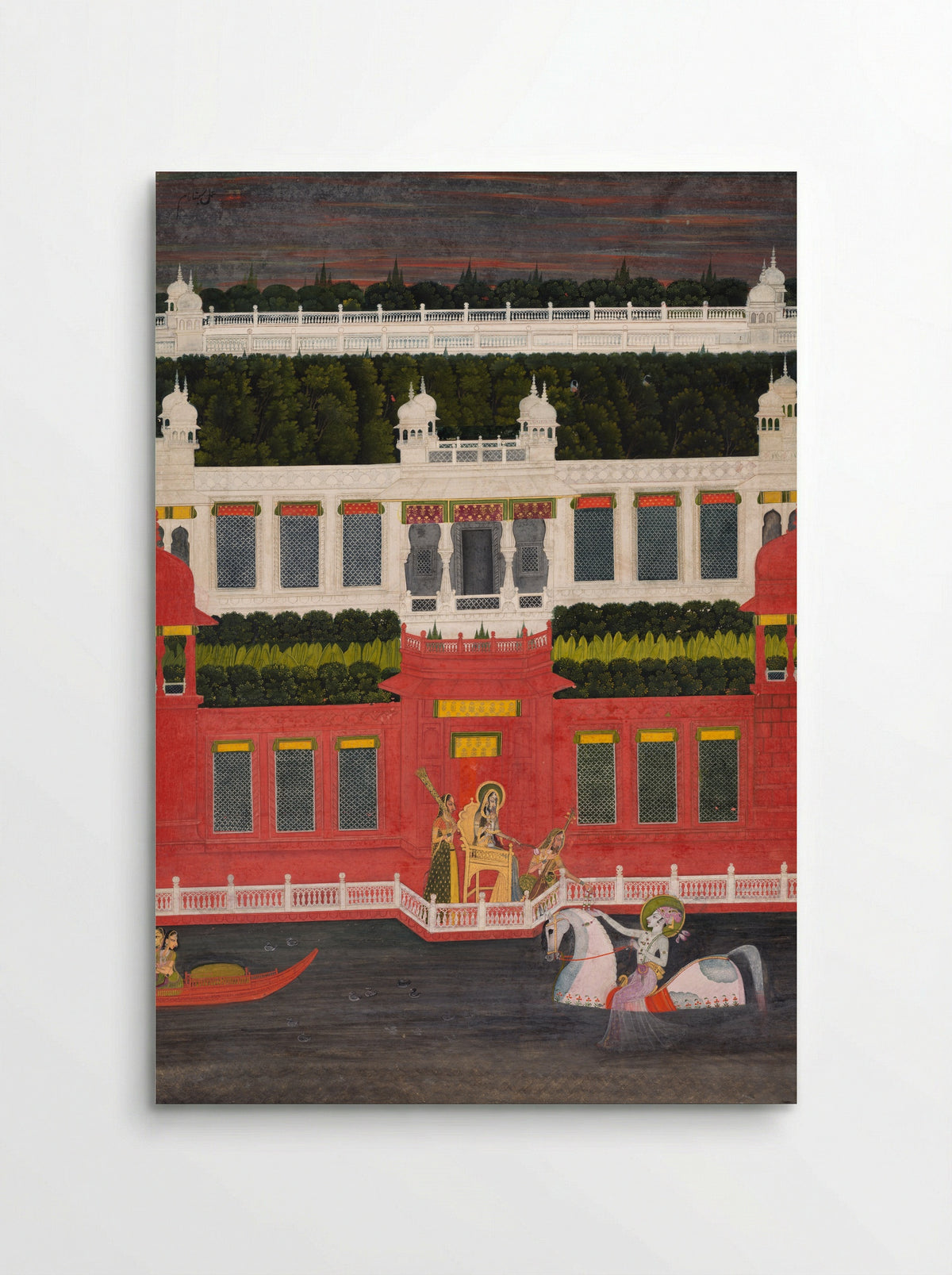 Krishna Receives a Flower Garland - Sitaram - Poster