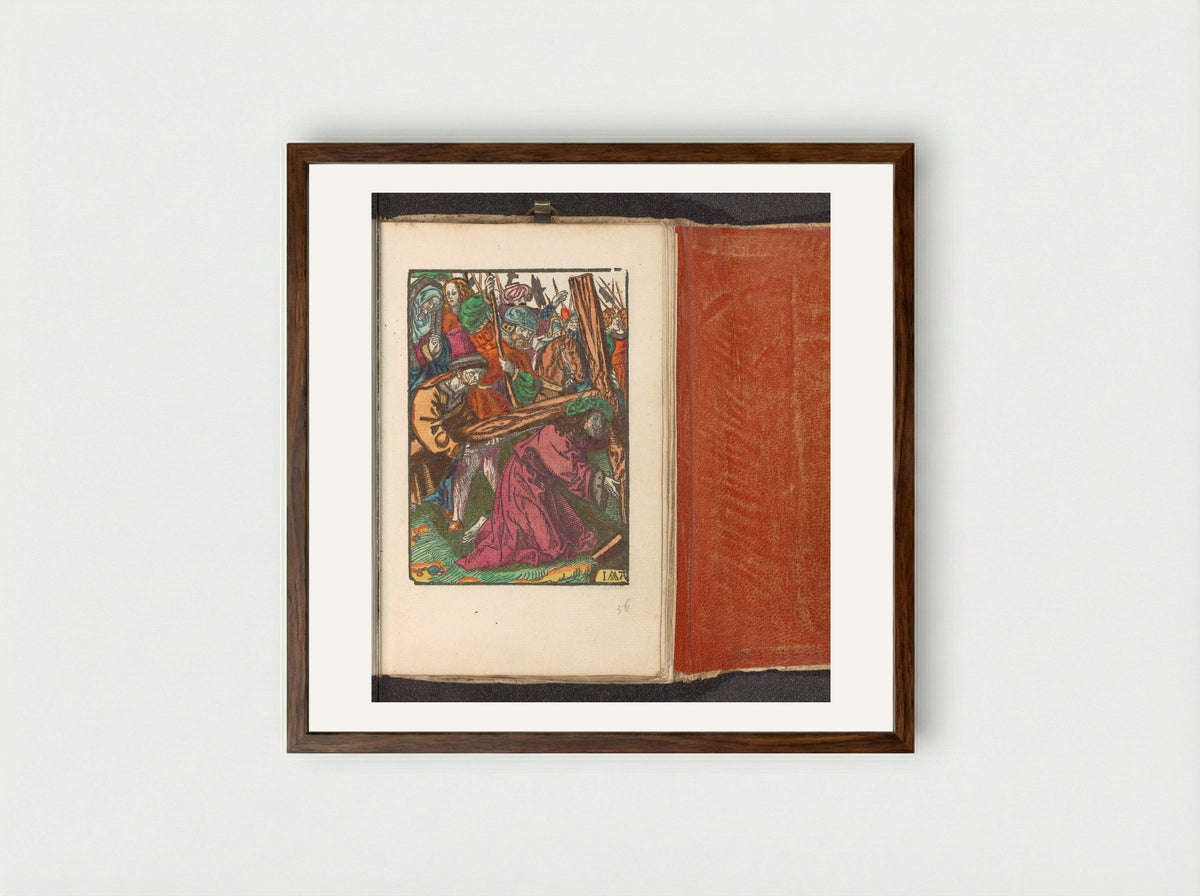 Kruisdraging - Doen Pietersz. - Framed Print Dark Wood