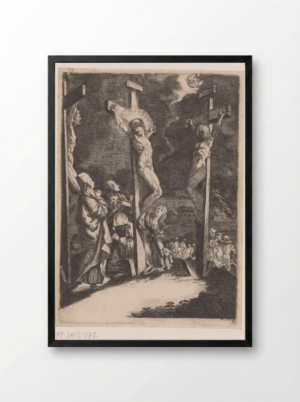 Kruisiging - Andreas Massinger - Framed Print Black