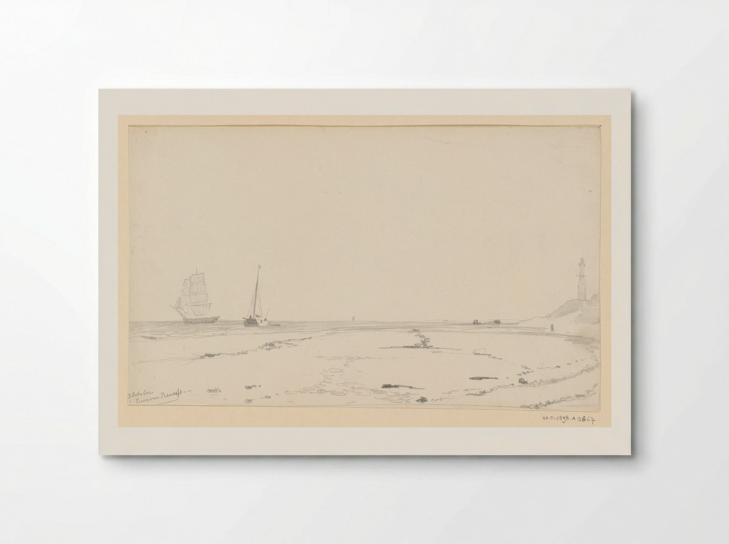 Kust bij Renesse - Willem Anthonie van Deventer - Poster
