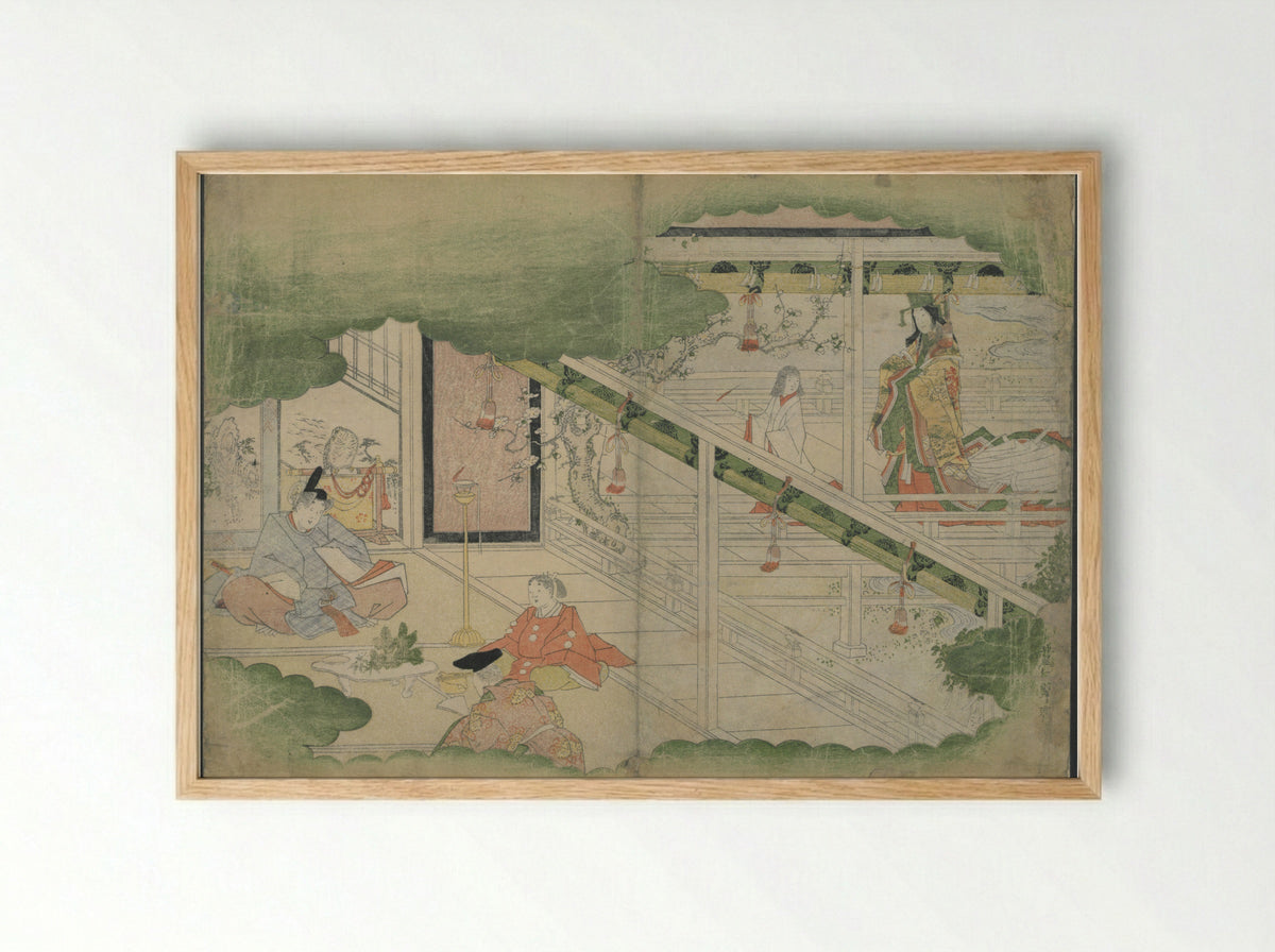 Kyōka: The Mist of Sandara - Senshūan Sandara Hōshi - Framed Print Wood