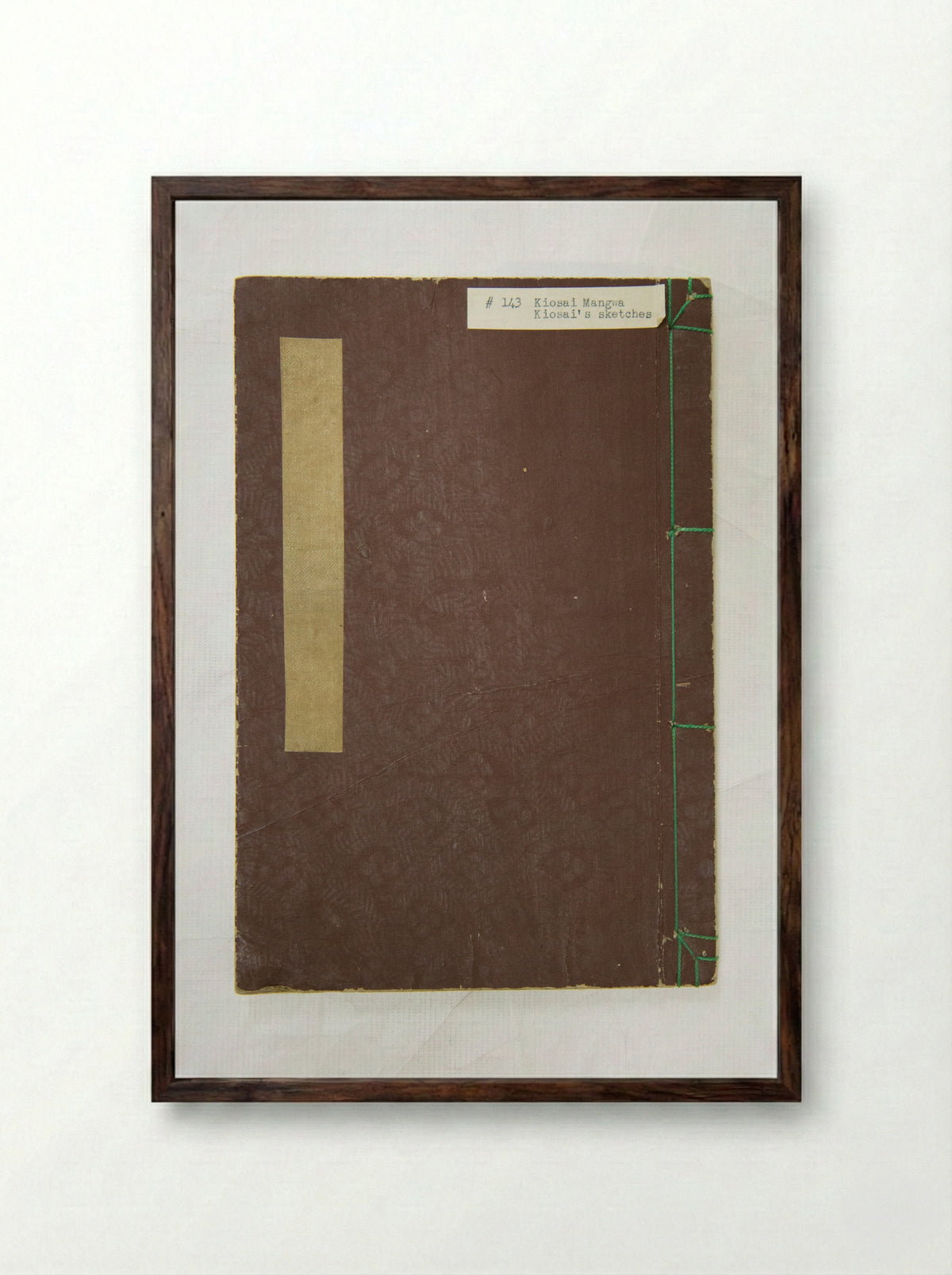Kyōsai Mangwa (Sketches of Kyōsai) - Kawanabe Kyōsai - Framed Print Dark Wood