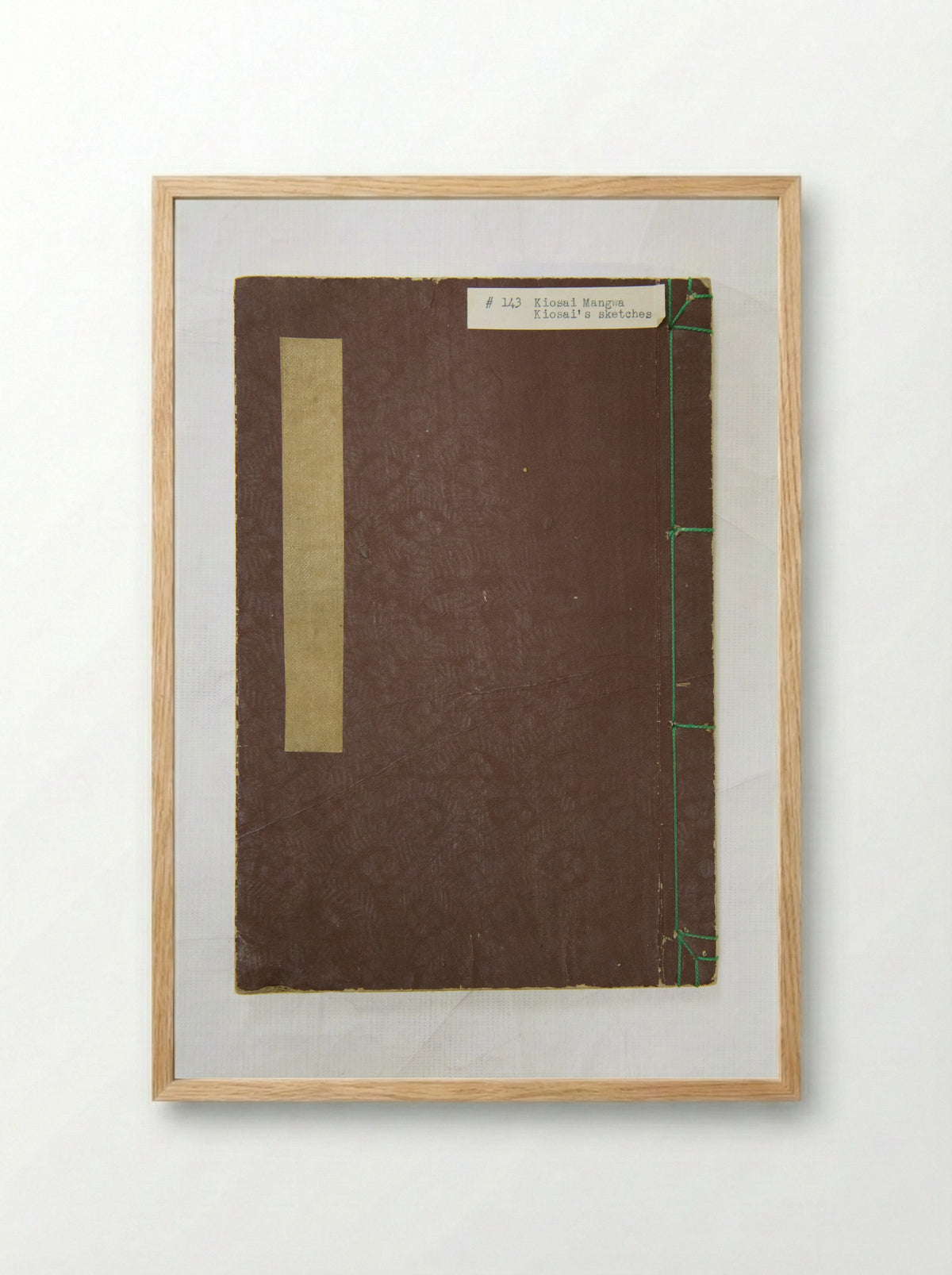Kyōsai Mangwa (Sketches of Kyōsai) - Kawanabe Kyōsai - Framed Print Wood