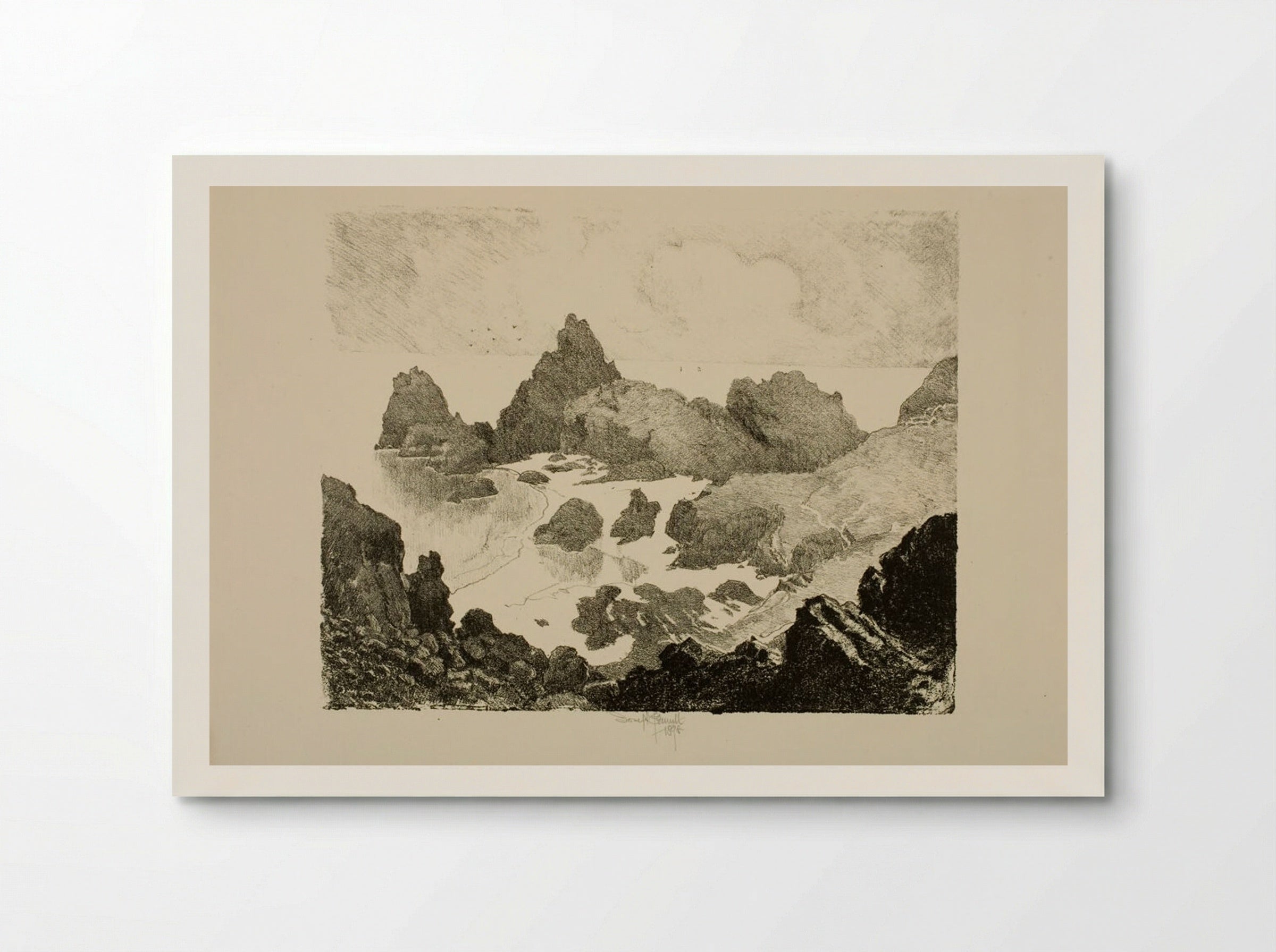 Kynance Cove, the Lizard - Joseph Pennell - Poster