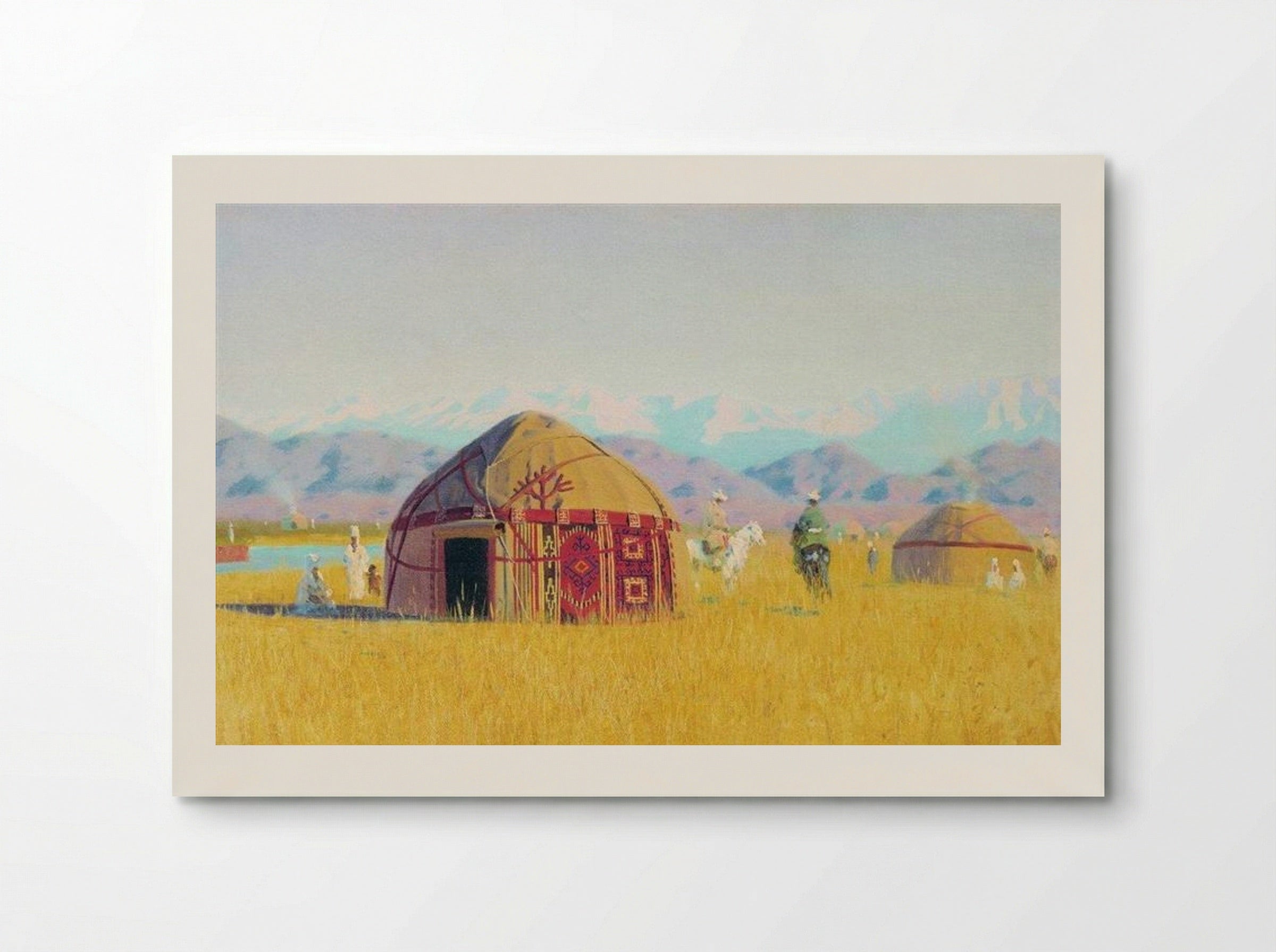 Kyrgyz tent on the Chu River - Vasily Vereshchagin - Poster