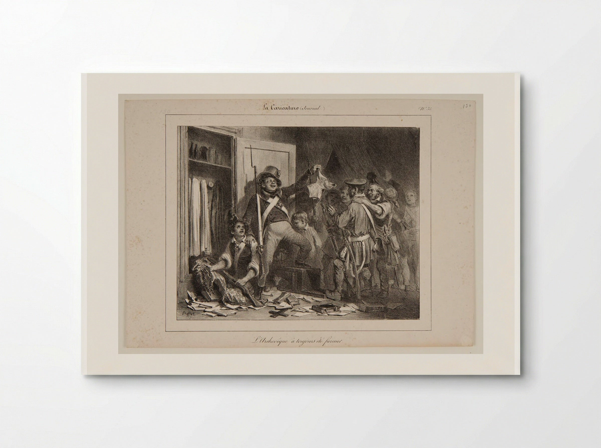 L'Archevêque a toujours été farceur - Denis-Auguste-Marie Raffet - Poster