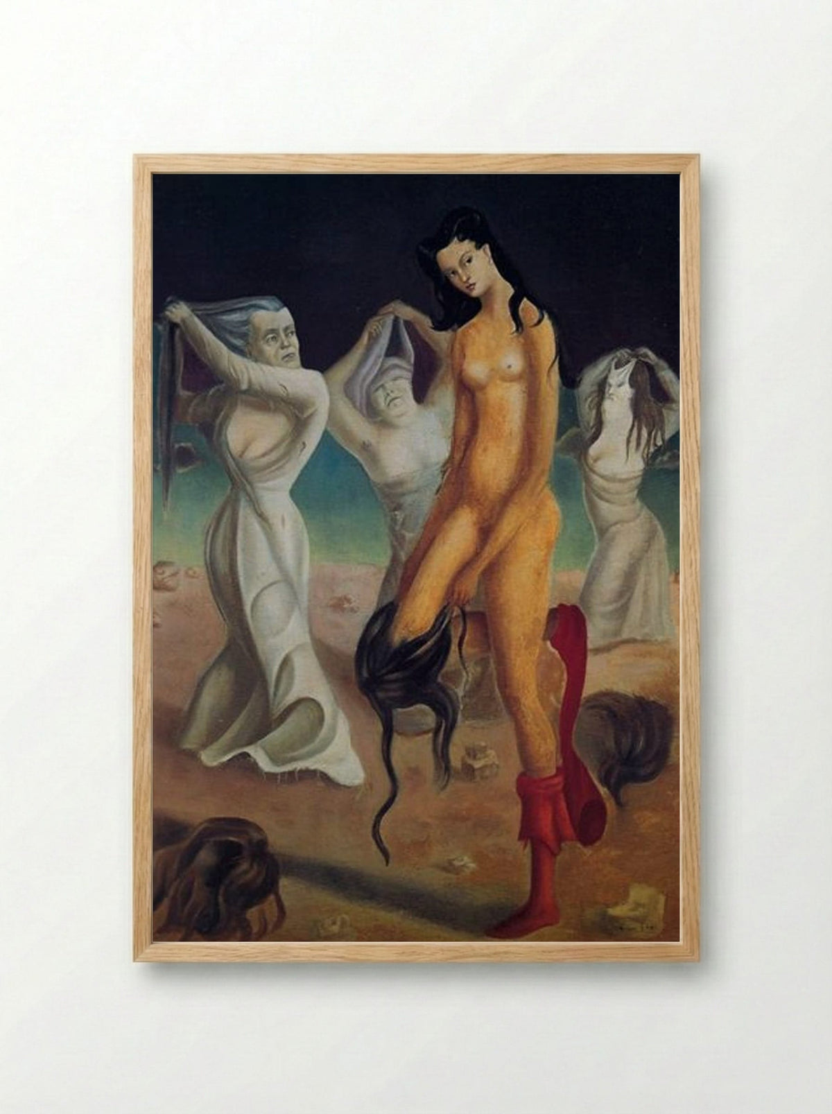 L’Entracte de l’Apothéose - Leonor Fini - Framed Print Wood