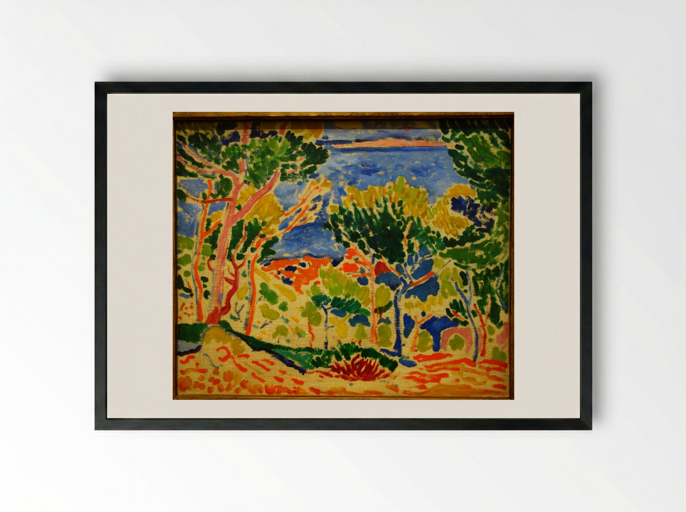 L'Estaque - André Derain - Framed Print Black
