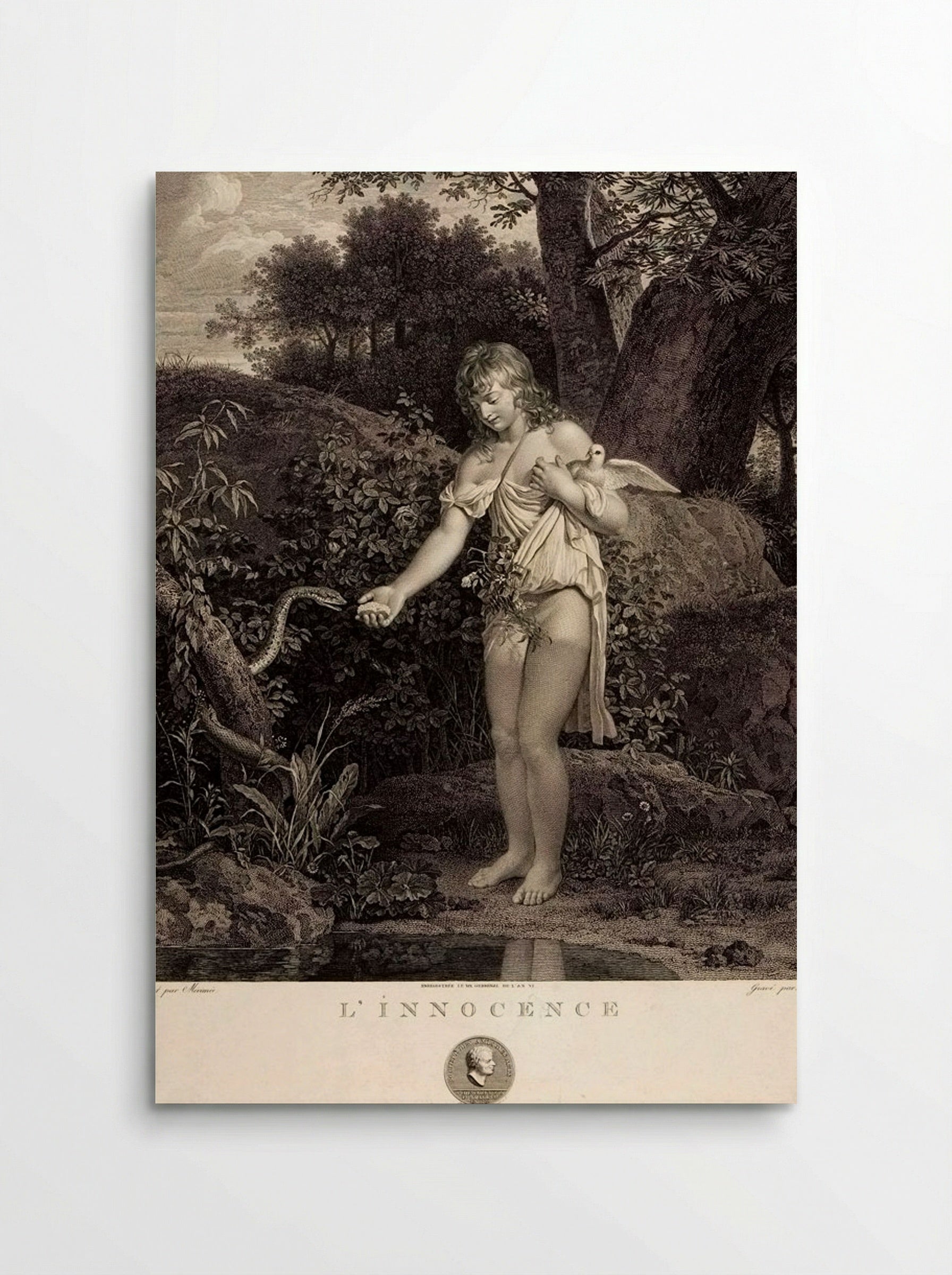 L'Innocence - Charles Clément Bervic - Poster