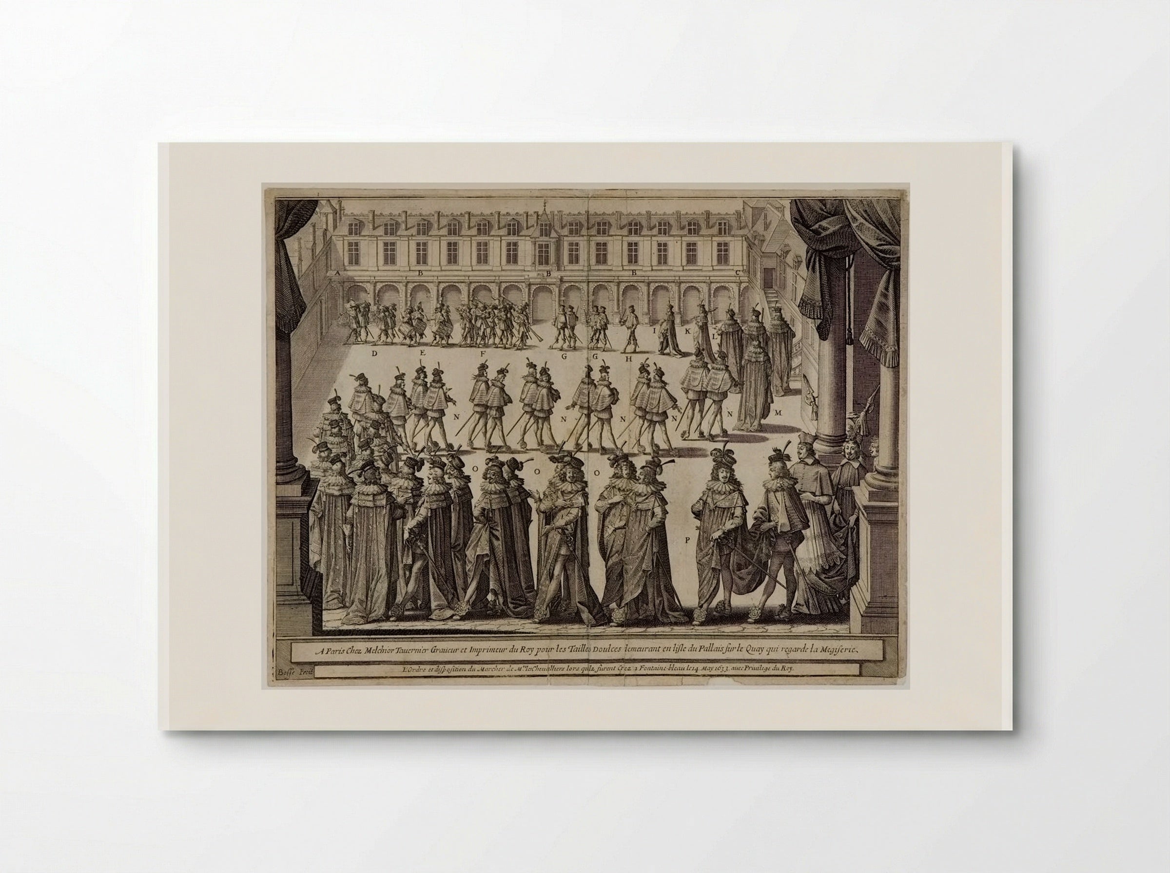 L'Ordre et disposition du marcher - Abraham Bosse - Poster