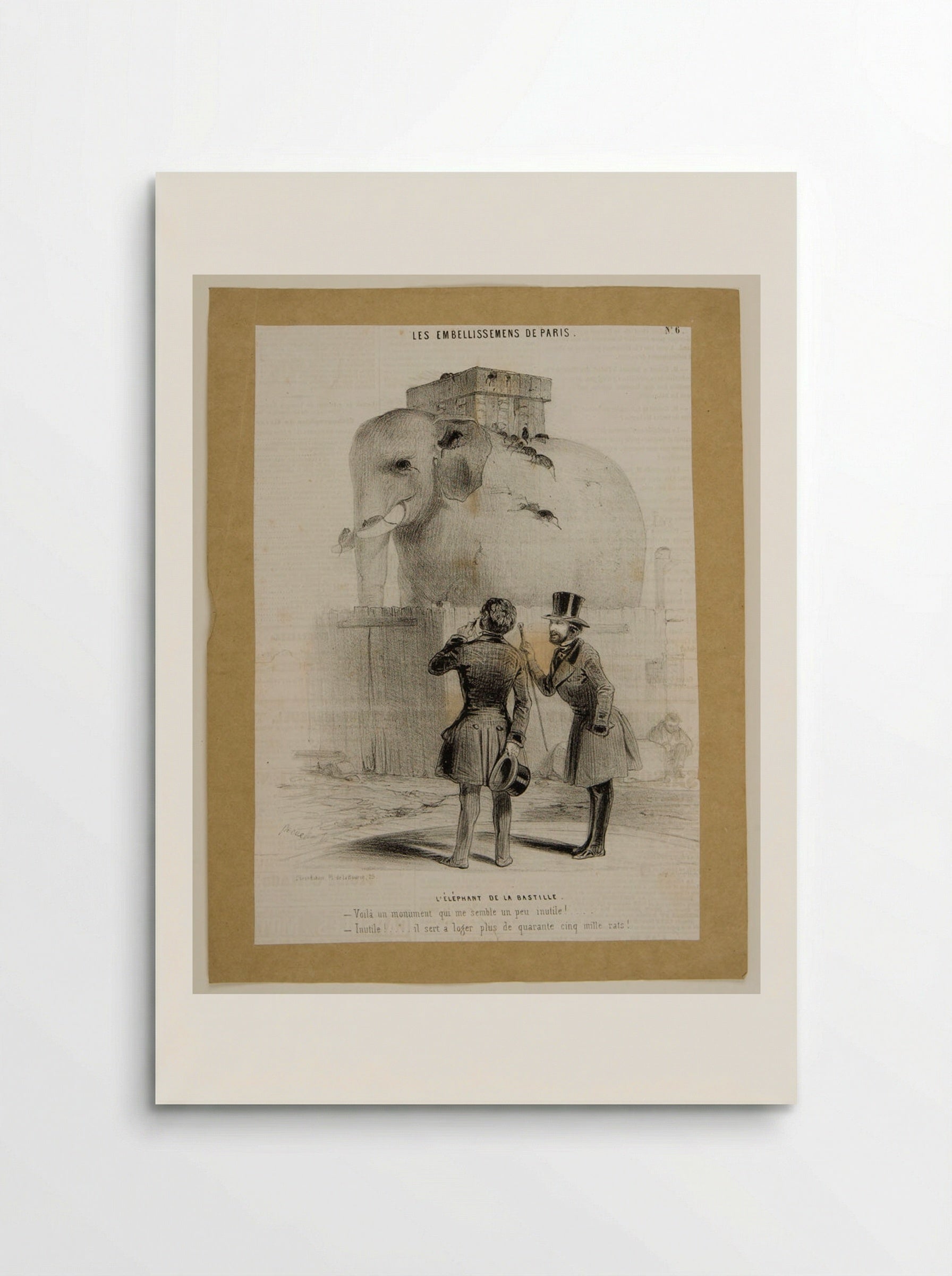 L'Éléphant de la Bastille - Frédéric Bouchot - Poster