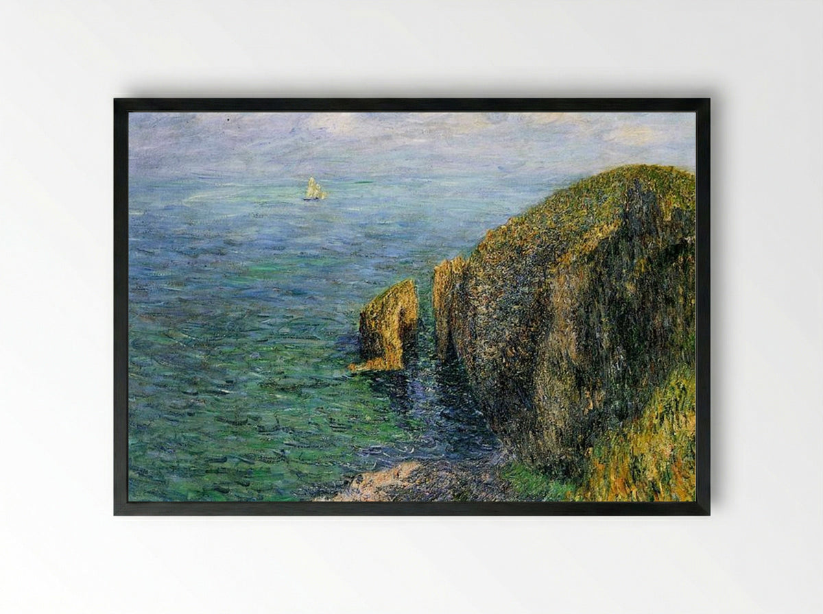 La Banche - Gustave Loiseau - Framed Print Black